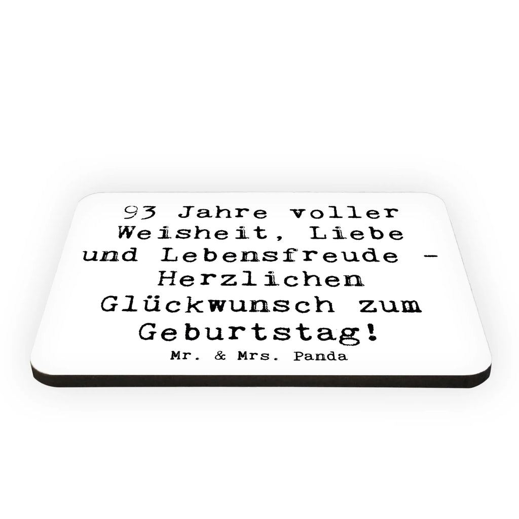 Magnet Spruch 93. Geburtstag Kühlschrankmagnet, Pinnwandmagnet, Souvenir Magnet, Motivmagnete, Dekomagnet, Whiteboard Magnet, Notiz Magnet, Kühlschrank Dekoration, Geburtstag, Geburtstagsgeschenk, Geschenk