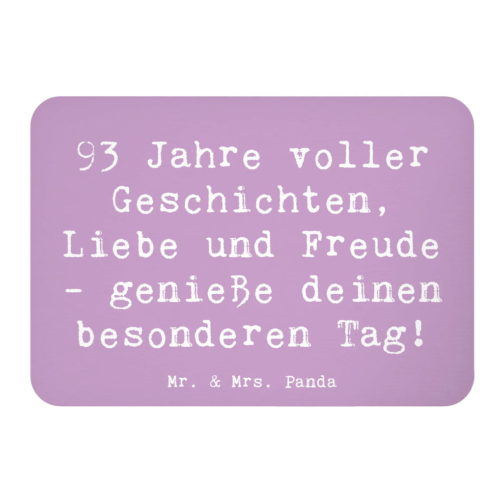 Magnet Spruch 93. Geburtstag Freude Kühlschrankmagnet, Pinnwandmagnet, Souvenir Magnet, Motivmagnete, Dekomagnet, Whiteboard Magnet, Notiz Magnet, Kühlschrank Dekoration, Geburtstag, Geburtstagsgeschenk, Geschenk