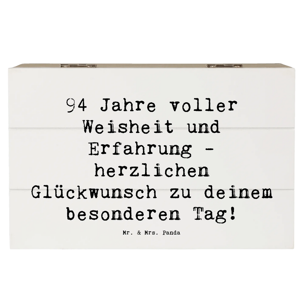 Holzkiste Spruch 94. Geburtstag Holzkiste, Kiste, Schatzkiste, Truhe, Schatulle, XXL, Erinnerungsbox, Erinnerungskiste, Dekokiste, Aufbewahrungsbox, Geschenkbox, Geschenkdose, Geburtstag, Geburtstagsgeschenk, Geschenk