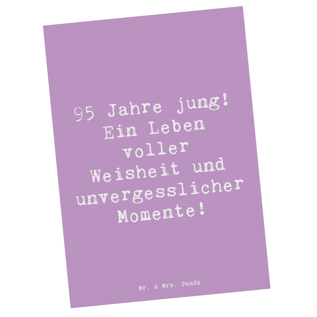 Postkarte Spruch 95. Geburtstag Weisheit Postkarte, Karte, Geschenkkarte, Grußkarte, Einladung, Ansichtskarte, Geburtstagskarte, Einladungskarte, Dankeskarte, Ansichtskarten, Einladung Geburtstag, Einladungskarten Geburtstag, Geburtstag, Geburtstagsgeschenk, Geschenk