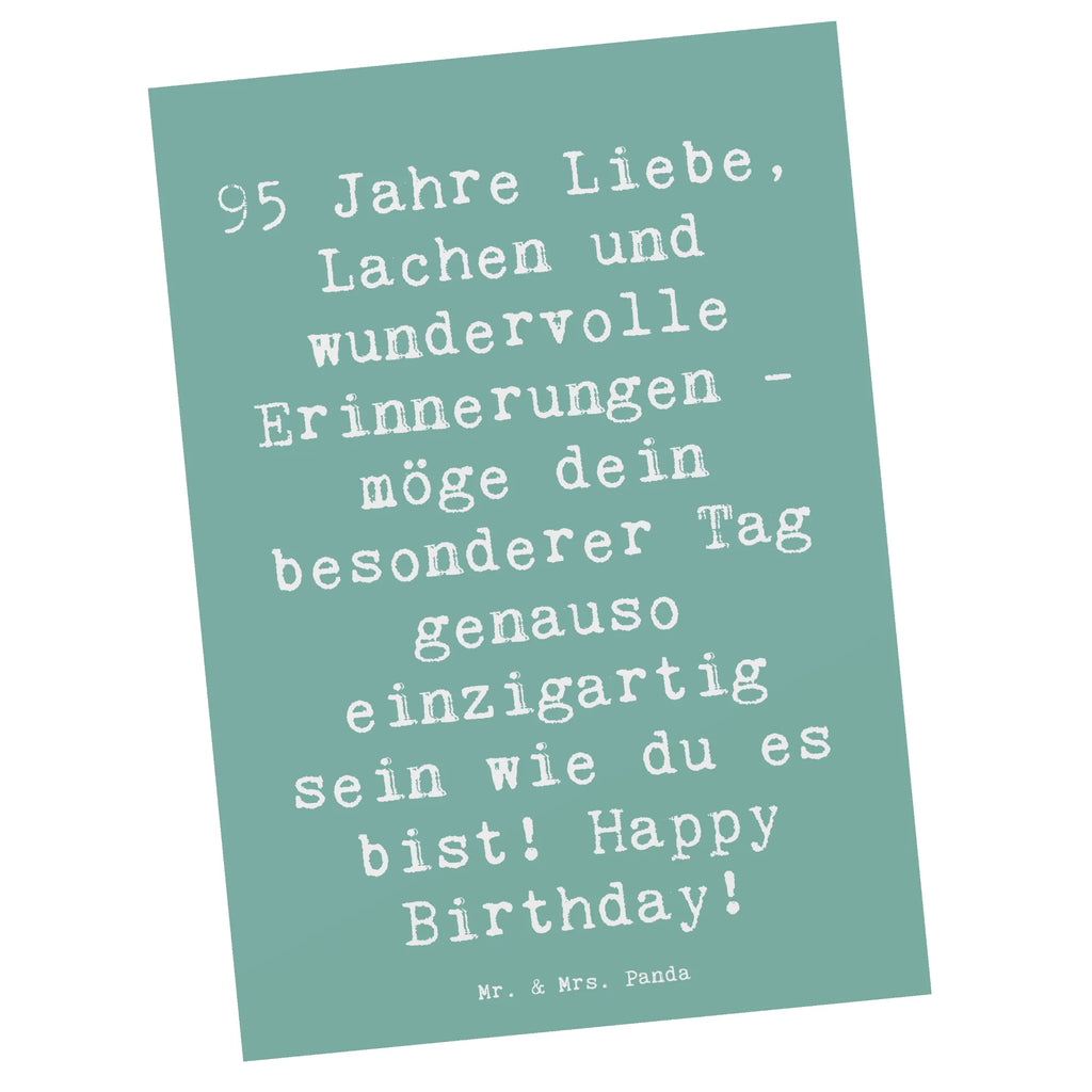 Postkarte Spruch 95. Geburtstag Postkarte, Karte, Geschenkkarte, Grußkarte, Einladung, Ansichtskarte, Geburtstagskarte, Einladungskarte, Dankeskarte, Ansichtskarten, Einladung Geburtstag, Einladungskarten Geburtstag, Geburtstag, Geburtstagsgeschenk, Geschenk