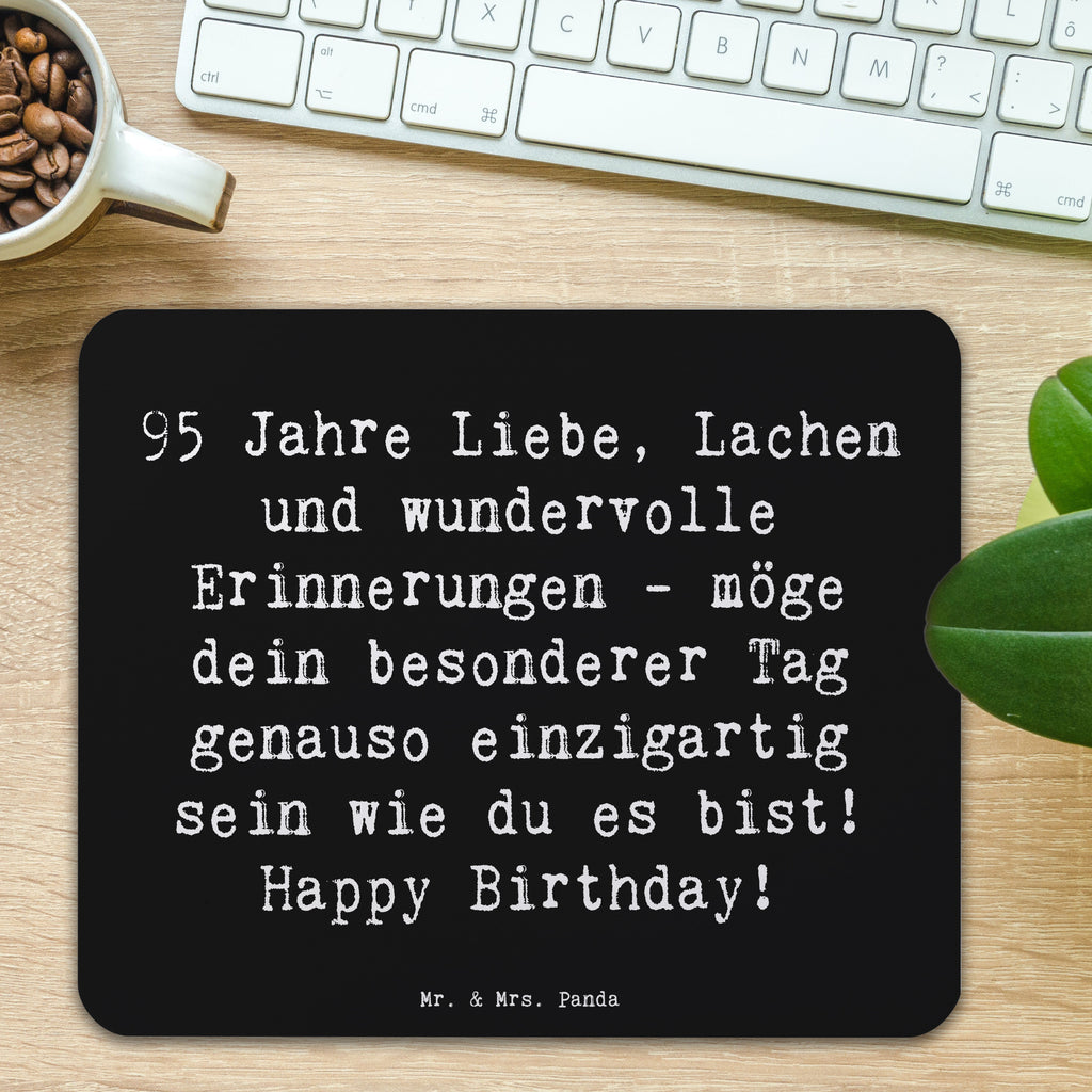 Mauspad Spruch 95. Geburtstag Mousepad, Computer zubehör, Büroausstattung, PC Zubehör, Arbeitszimmer, Mauspad, Einzigartiges Mauspad, Designer Mauspad, Mausunterlage, Mauspad Büro, Geburtstag, Geburtstagsgeschenk, Geschenk