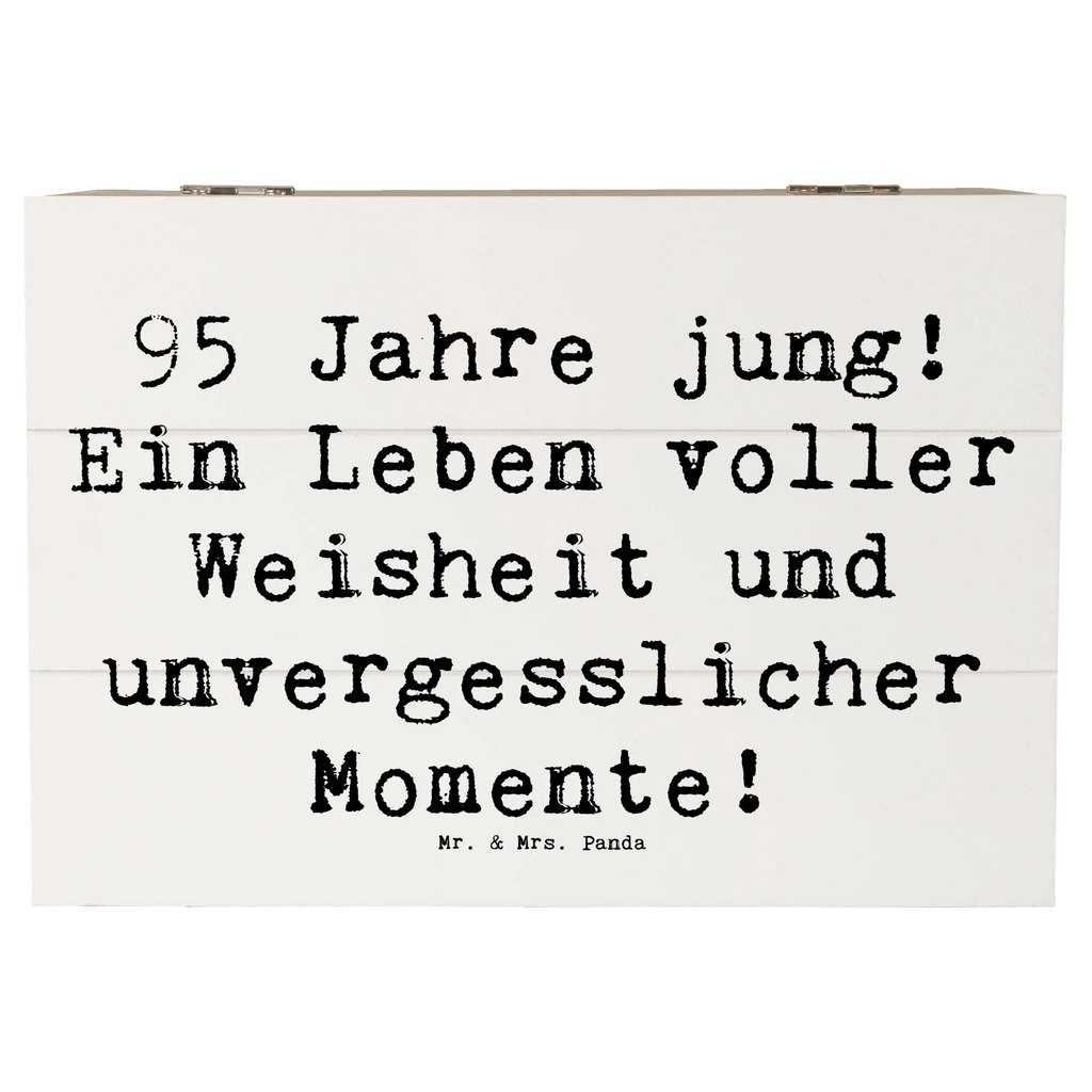 Holzkiste Spruch 95. Geburtstag Weisheit Holzkiste, Kiste, Schatzkiste, Truhe, Schatulle, XXL, Erinnerungsbox, Erinnerungskiste, Dekokiste, Aufbewahrungsbox, Geschenkbox, Geschenkdose, Geburtstag, Geburtstagsgeschenk, Geschenk