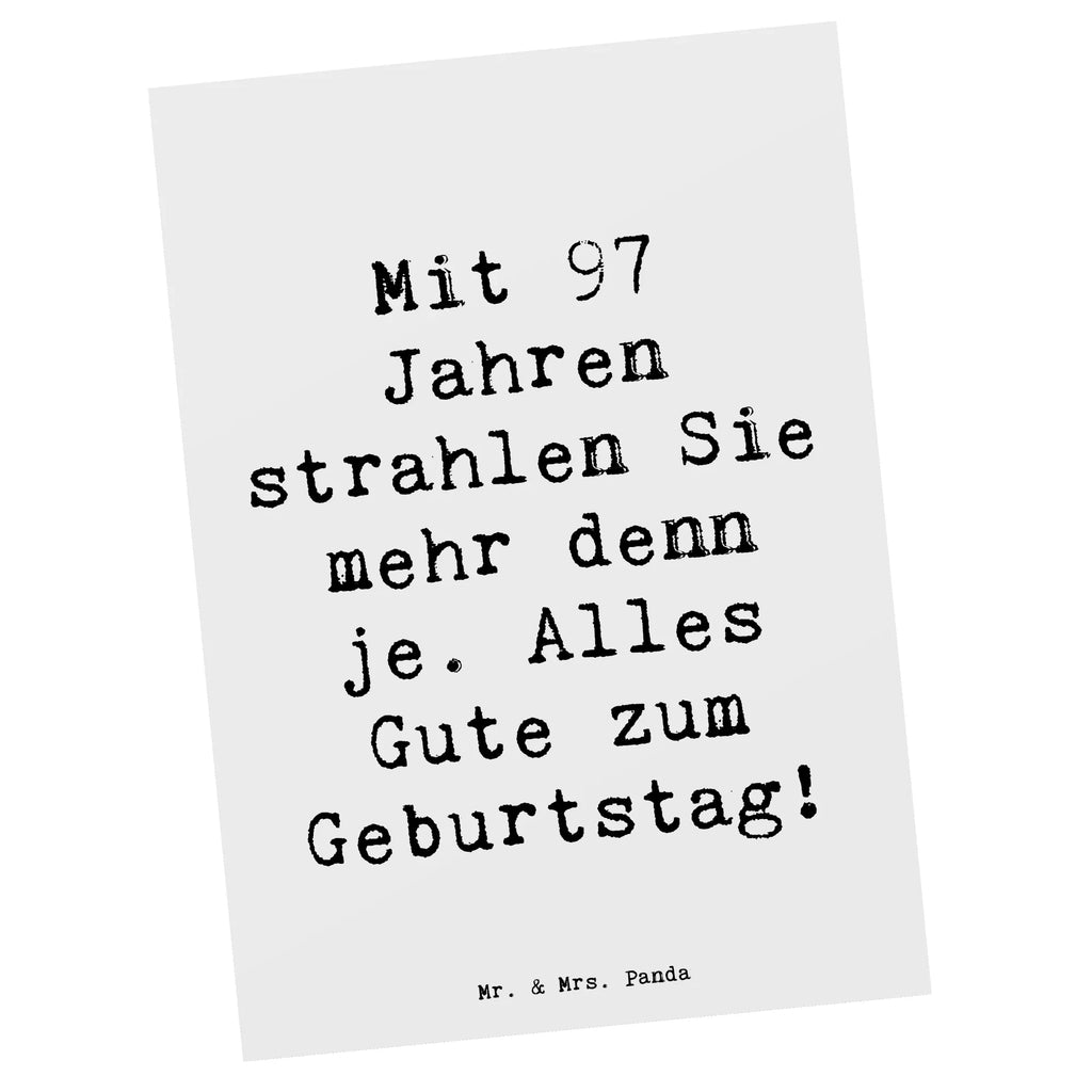 Postkarte Spruch 97. Geburtstag Strahlen Postkarte, Karte, Geschenkkarte, Grußkarte, Einladung, Ansichtskarte, Geburtstagskarte, Einladungskarte, Dankeskarte, Ansichtskarten, Einladung Geburtstag, Einladungskarten Geburtstag, Geburtstag, Geburtstagsgeschenk, Geschenk