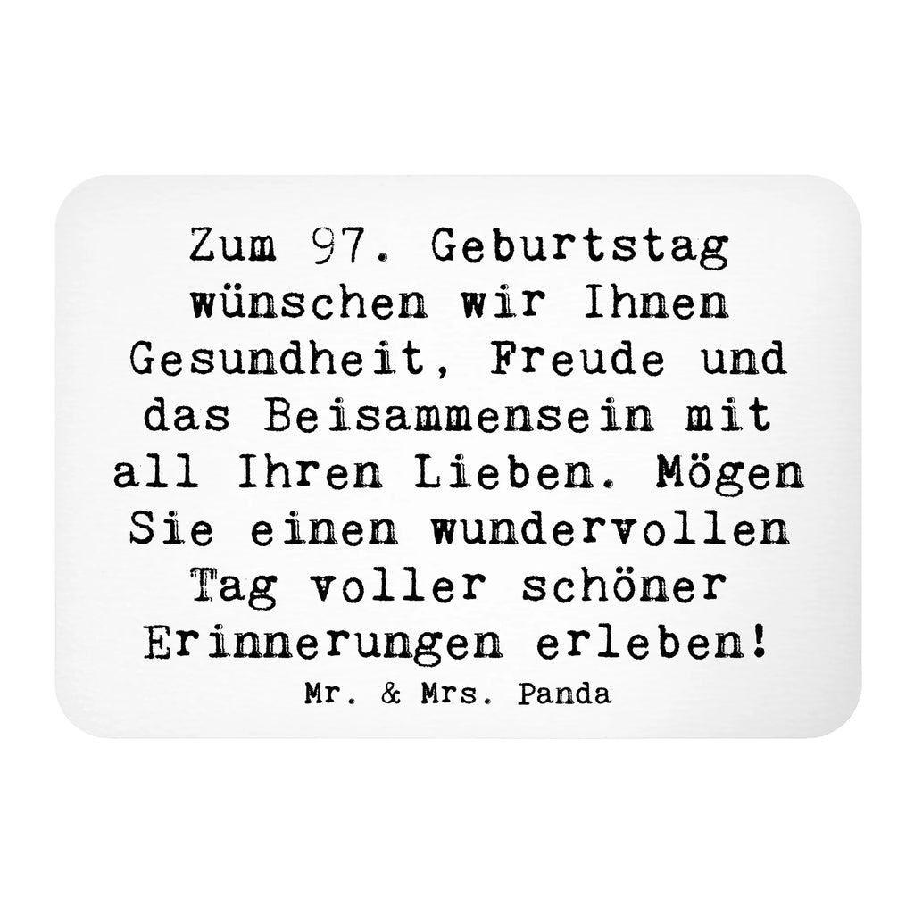 Magnet Spruch 97. Geburtstag Kühlschrankmagnet, Pinnwandmagnet, Souvenir Magnet, Motivmagnete, Dekomagnet, Whiteboard Magnet, Notiz Magnet, Kühlschrank Dekoration, Geburtstag, Geburtstagsgeschenk, Geschenk