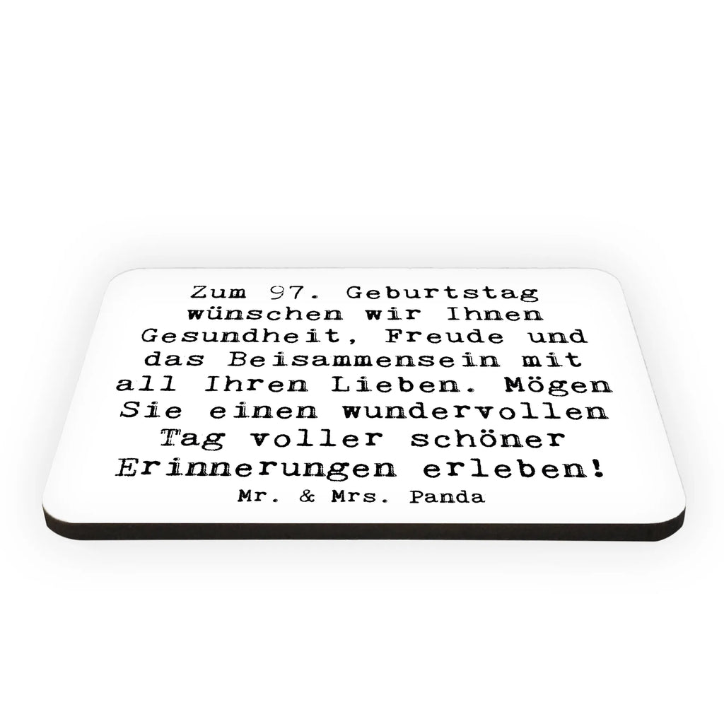 Magnet Spruch 97. Geburtstag Kühlschrankmagnet, Pinnwandmagnet, Souvenir Magnet, Motivmagnete, Dekomagnet, Whiteboard Magnet, Notiz Magnet, Kühlschrank Dekoration, Geburtstag, Geburtstagsgeschenk, Geschenk