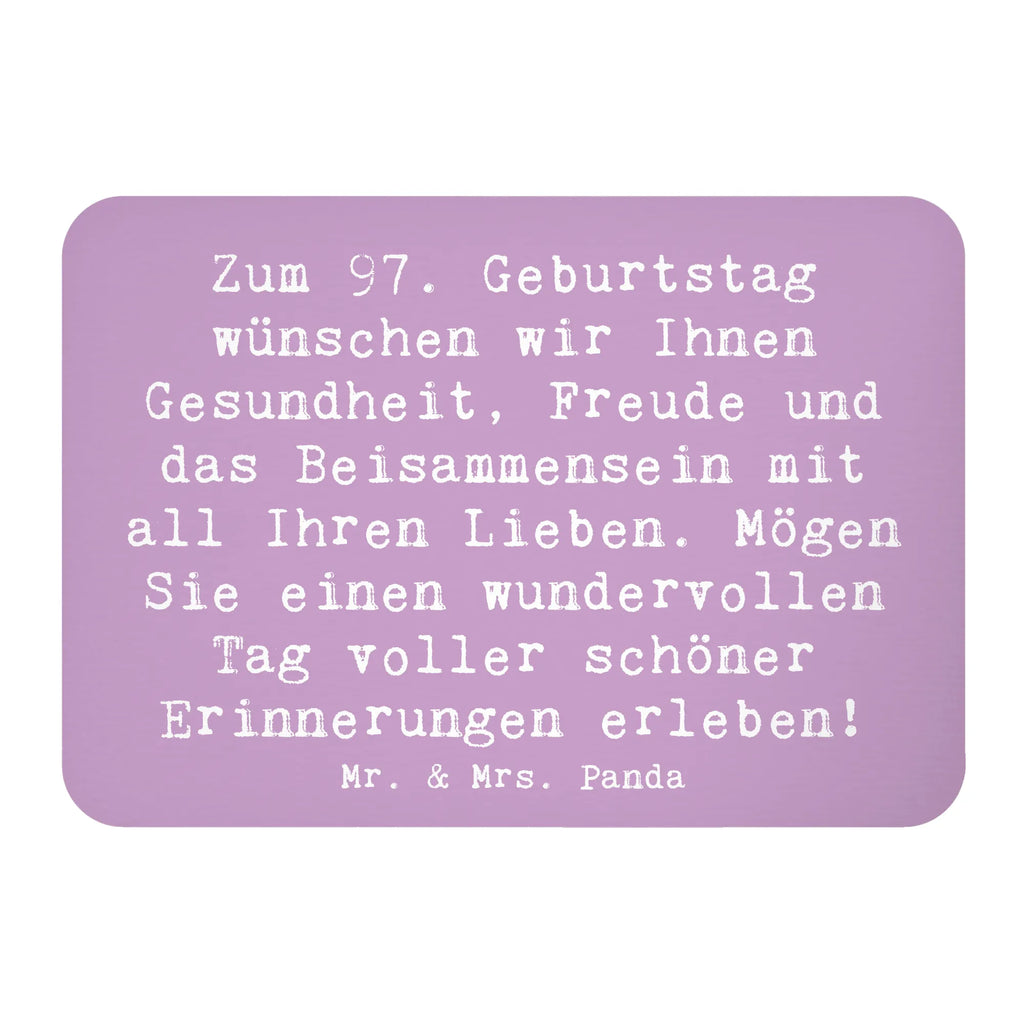 Magnet Spruch 97. Geburtstag Kühlschrankmagnet, Pinnwandmagnet, Souvenir Magnet, Motivmagnete, Dekomagnet, Whiteboard Magnet, Notiz Magnet, Kühlschrank Dekoration, Geburtstag, Geburtstagsgeschenk, Geschenk