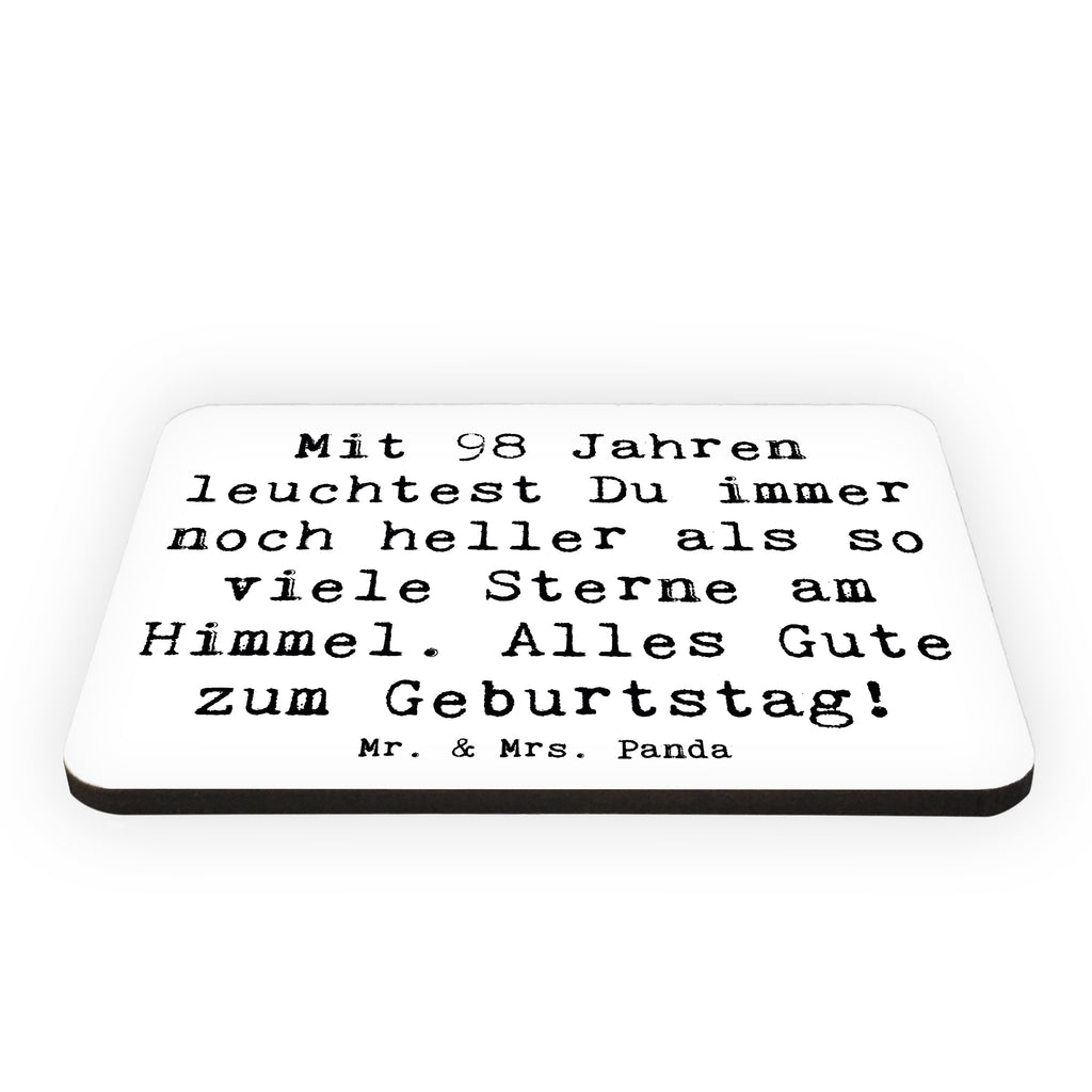 Magnet Spruch 98. Geburtstag Leuchten Kühlschrankmagnet, Pinnwandmagnet, Souvenir Magnet, Motivmagnete, Dekomagnet, Whiteboard Magnet, Notiz Magnet, Kühlschrank Dekoration, Geburtstag, Geburtstagsgeschenk, Geschenk