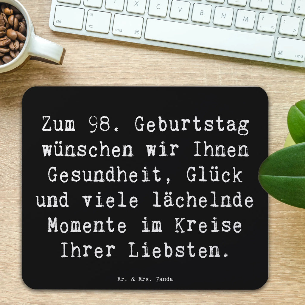 Mauspad Spruch 98. Geburtstag Mousepad, Computer zubehör, Büroausstattung, PC Zubehör, Arbeitszimmer, Mauspad, Einzigartiges Mauspad, Designer Mauspad, Mausunterlage, Mauspad Büro, Geburtstag, Geburtstagsgeschenk, Geschenk