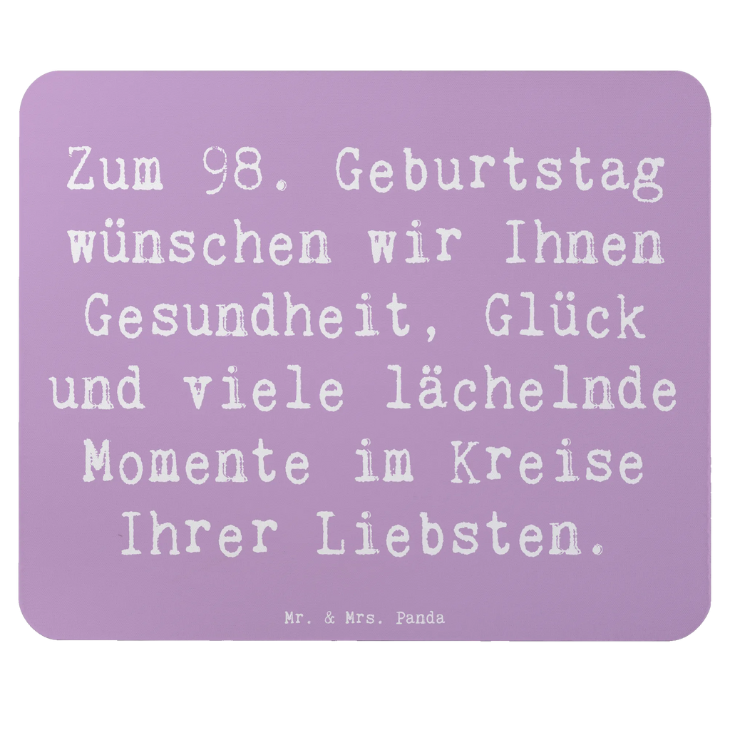 Mauspad Spruch 98. Geburtstag Mousepad, Computer zubehör, Büroausstattung, PC Zubehör, Arbeitszimmer, Mauspad, Einzigartiges Mauspad, Designer Mauspad, Mausunterlage, Mauspad Büro, Geburtstag, Geburtstagsgeschenk, Geschenk