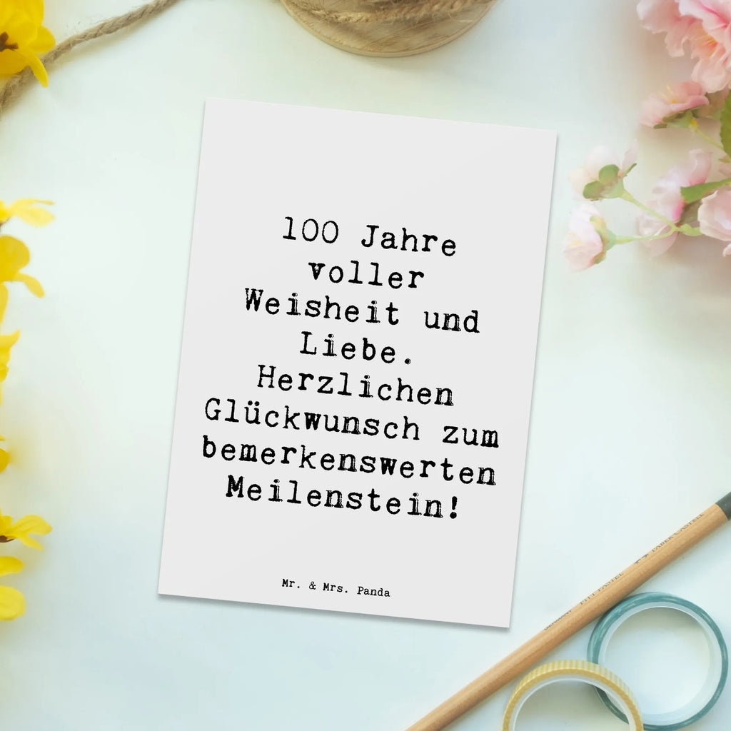 Postkarte Spruch 100. Geburtstag Postkarte, Karte, Geschenkkarte, Grußkarte, Einladung, Ansichtskarte, Geburtstagskarte, Einladungskarte, Dankeskarte, Ansichtskarten, Einladung Geburtstag, Einladungskarten Geburtstag, Geburtstag, Geburtstagsgeschenk, Geschenk