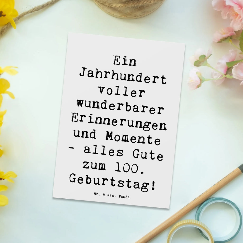 Postkarte Spruch 100. Geburtstag Erinnerungen Postkarte, Karte, Geschenkkarte, Grußkarte, Einladung, Ansichtskarte, Geburtstagskarte, Einladungskarte, Dankeskarte, Ansichtskarten, Einladung Geburtstag, Einladungskarten Geburtstag, Geburtstag, Geburtstagsgeschenk, Geschenk