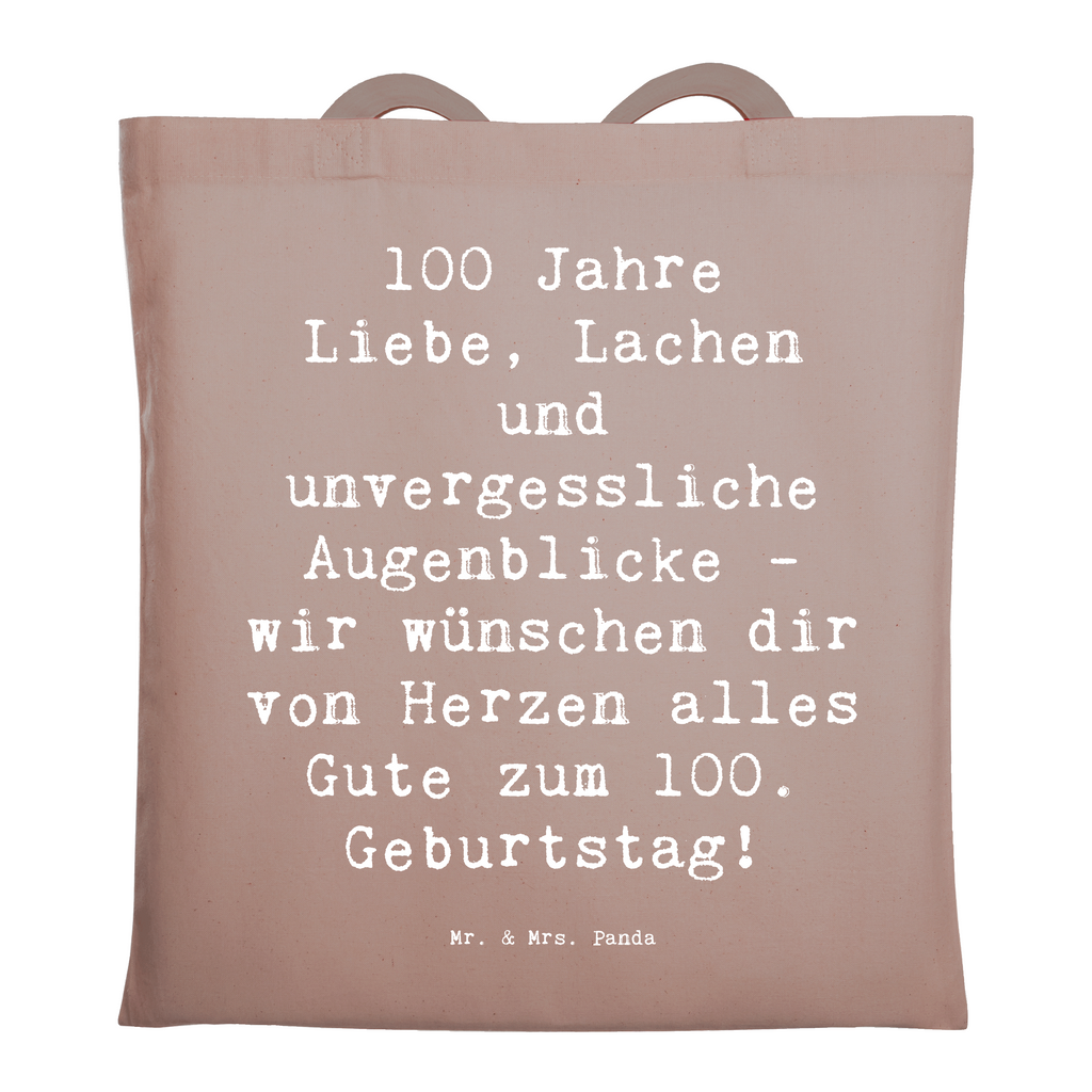 Tragetasche Spruch 100. Geburtstag Beuteltasche, Beutel, Einkaufstasche, Jutebeutel, Stoffbeutel, Tasche, Shopper, Umhängetasche, Strandtasche, Schultertasche, Stofftasche, Tragetasche, Badetasche, Jutetasche, Einkaufstüte, Laptoptasche, Geburtstag, Geburtstagsgeschenk, Geschenk