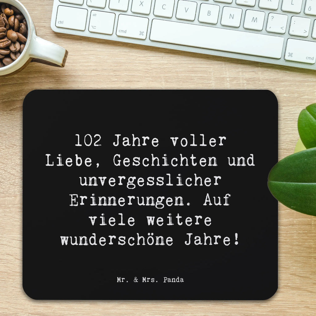 Mauspad Spruch 102. Geburtstag Mousepad, Computer zubehör, Büroausstattung, PC Zubehör, Arbeitszimmer, Mauspad, Einzigartiges Mauspad, Designer Mauspad, Mausunterlage, Mauspad Büro, Geburtstag, Geburtstagsgeschenk, Geschenk