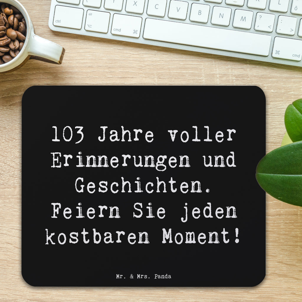 Mauspad Spruch 103. Geburtstag Erinnerungen Mousepad, Computer zubehör, Büroausstattung, PC Zubehör, Arbeitszimmer, Mauspad, Einzigartiges Mauspad, Designer Mauspad, Mausunterlage, Mauspad Büro, Geburtstag, Geburtstagsgeschenk, Geschenk