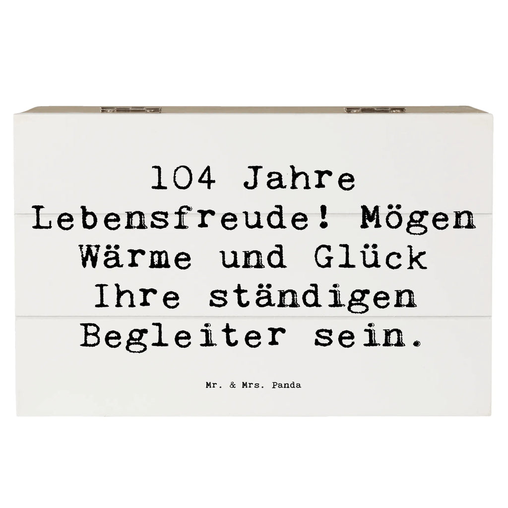 Holzkiste Spruch 104. Geburtstag Lebensfreude Holzkiste, Kiste, Schatzkiste, Truhe, Schatulle, XXL, Erinnerungsbox, Erinnerungskiste, Dekokiste, Aufbewahrungsbox, Geschenkbox, Geschenkdose, Geburtstag, Geburtstagsgeschenk, Geschenk