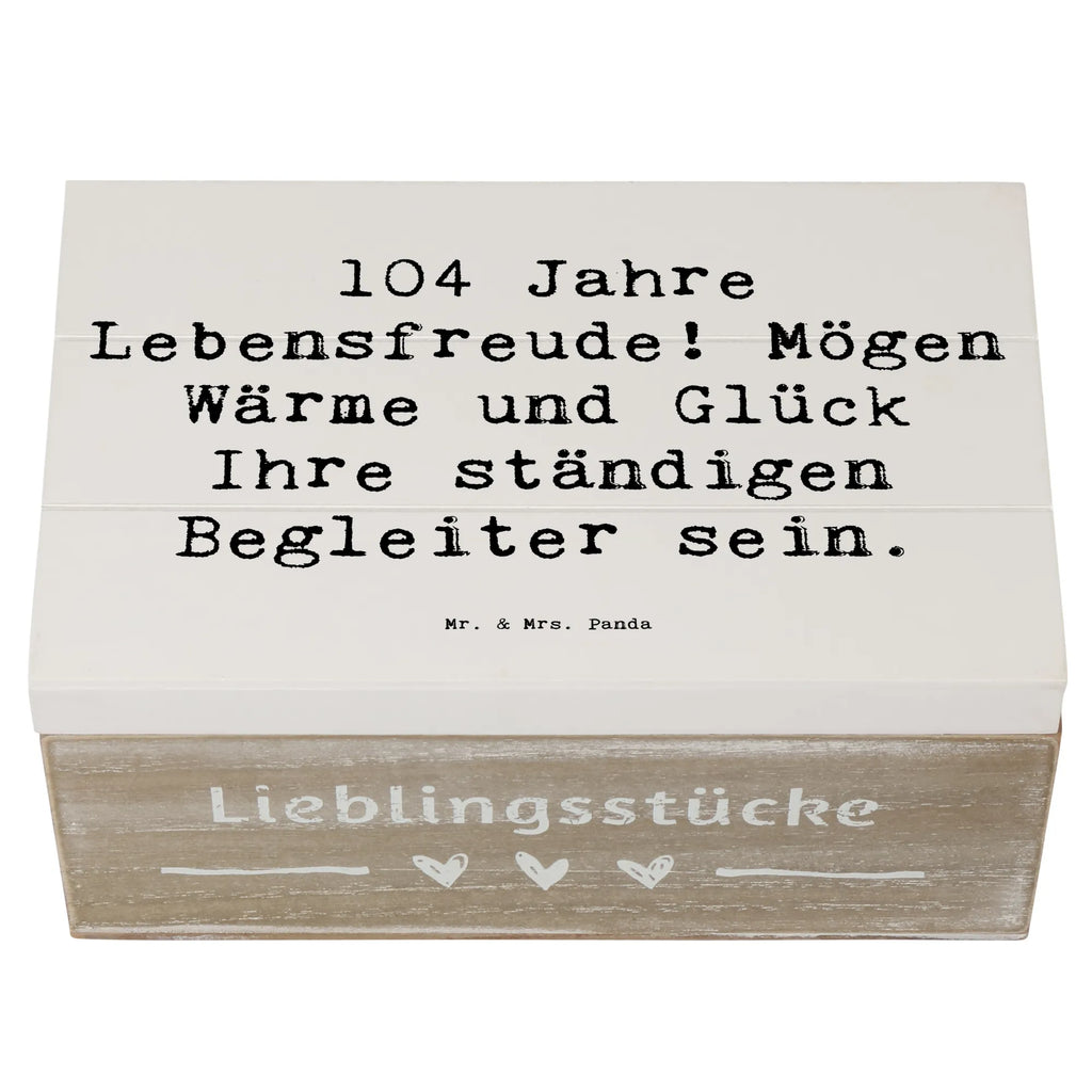 Holzkiste Spruch 104. Geburtstag Lebensfreude Holzkiste, Kiste, Schatzkiste, Truhe, Schatulle, XXL, Erinnerungsbox, Erinnerungskiste, Dekokiste, Aufbewahrungsbox, Geschenkbox, Geschenkdose, Geburtstag, Geburtstagsgeschenk, Geschenk