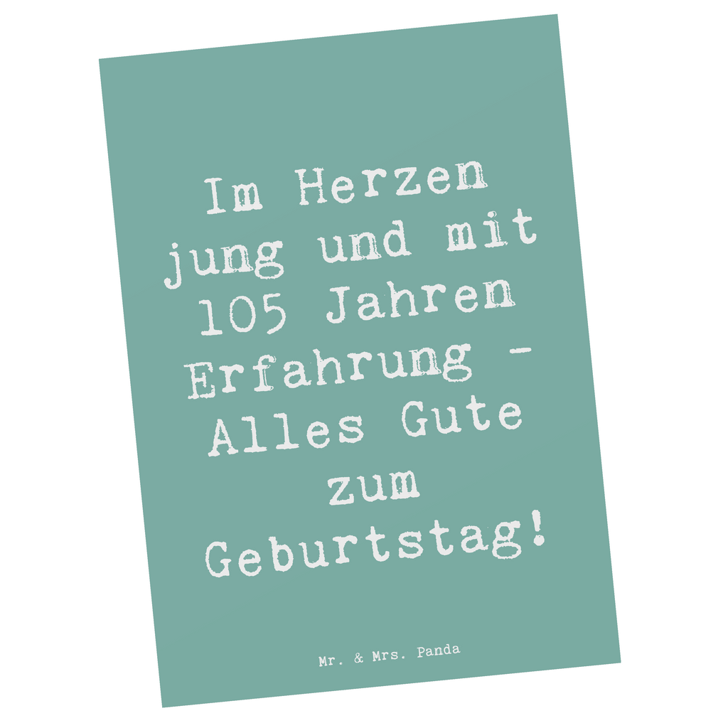 Postkarte Spruch 105. Geburtstag Postkarte, Karte, Geschenkkarte, Grußkarte, Einladung, Ansichtskarte, Geburtstagskarte, Einladungskarte, Dankeskarte, Ansichtskarten, Einladung Geburtstag, Einladungskarten Geburtstag, Geburtstag, Geburtstagsgeschenk, Geschenk