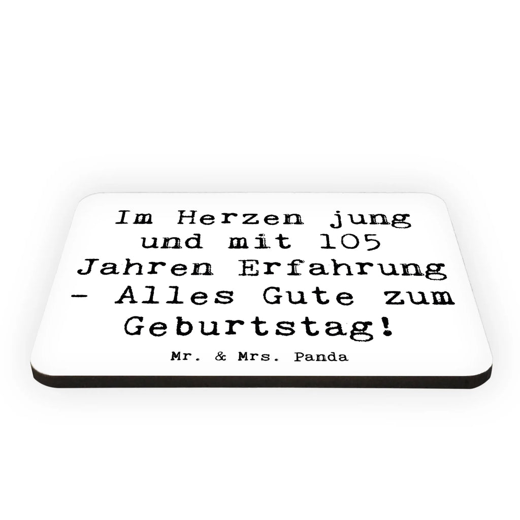 Magnet Spruch 105. Geburtstag Kühlschrankmagnet, Pinnwandmagnet, Souvenir Magnet, Motivmagnete, Dekomagnet, Whiteboard Magnet, Notiz Magnet, Kühlschrank Dekoration, Geburtstag, Geburtstagsgeschenk, Geschenk