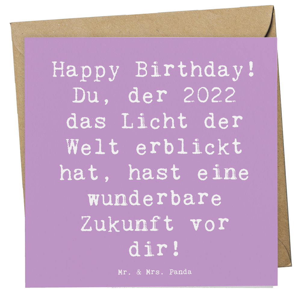 Deluxe Karte Spruch 2022 Geburtstag Karte, Grußkarte, Klappkarte, Einladungskarte, Glückwunschkarte, Hochzeitskarte, Geburtstagskarte, Hochwertige Grußkarte, Hochwertige Klappkarte, Geburtstag, Geburtstagsgeschenk, Geschenk