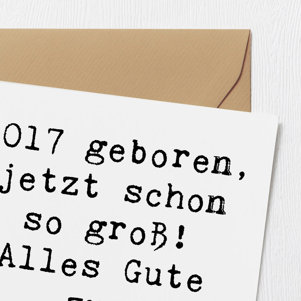 Deluxe Karte Spruch 2017 Geburtstag Karte, Grußkarte, Klappkarte, Einladungskarte, Glückwunschkarte, Hochzeitskarte, Geburtstagskarte, Hochwertige Grußkarte, Hochwertige Klappkarte, Geburtstag, Geburtstagsgeschenk, Geschenk