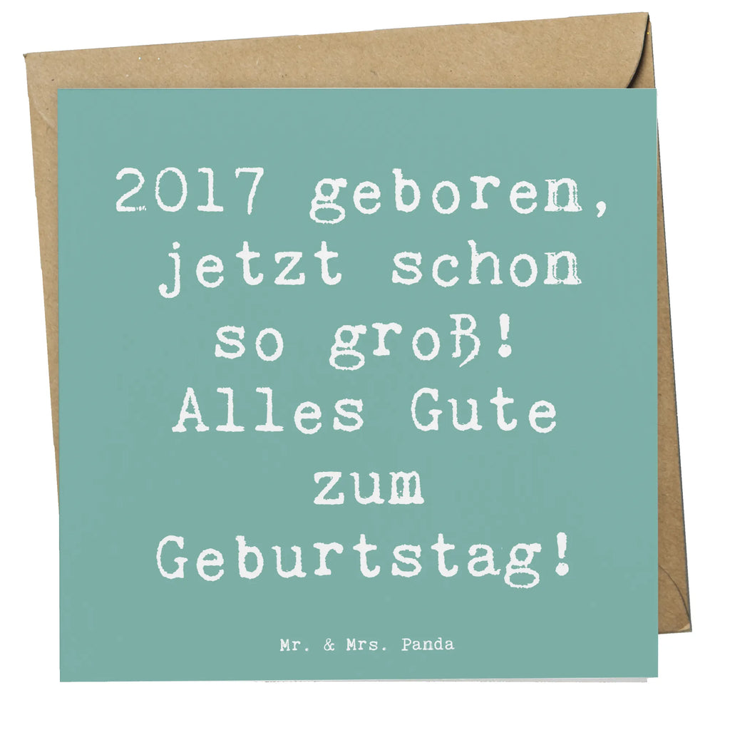 Deluxe Karte Spruch 2017 Geburtstag Karte, Grußkarte, Klappkarte, Einladungskarte, Glückwunschkarte, Hochzeitskarte, Geburtstagskarte, Hochwertige Grußkarte, Hochwertige Klappkarte, Geburtstag, Geburtstagsgeschenk, Geschenk