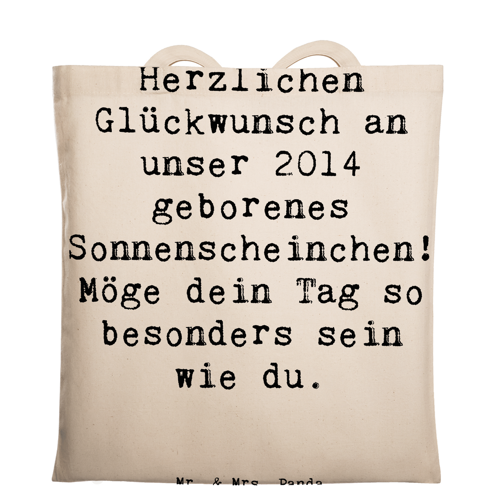 Tragetasche Spruch 2014 Geburtstag Sonnenschein Beuteltasche, Beutel, Einkaufstasche, Jutebeutel, Stoffbeutel, Tasche, Shopper, Umhängetasche, Strandtasche, Schultertasche, Stofftasche, Tragetasche, Badetasche, Jutetasche, Einkaufstüte, Laptoptasche, Geburtstag, Geburtstagsgeschenk, Geschenk