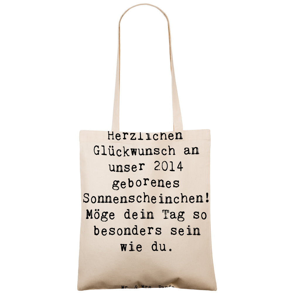 Tragetasche Spruch 2014 Geburtstag Sonnenschein Beuteltasche, Beutel, Einkaufstasche, Jutebeutel, Stoffbeutel, Tasche, Shopper, Umhängetasche, Strandtasche, Schultertasche, Stofftasche, Tragetasche, Badetasche, Jutetasche, Einkaufstüte, Laptoptasche, Geburtstag, Geburtstagsgeschenk, Geschenk