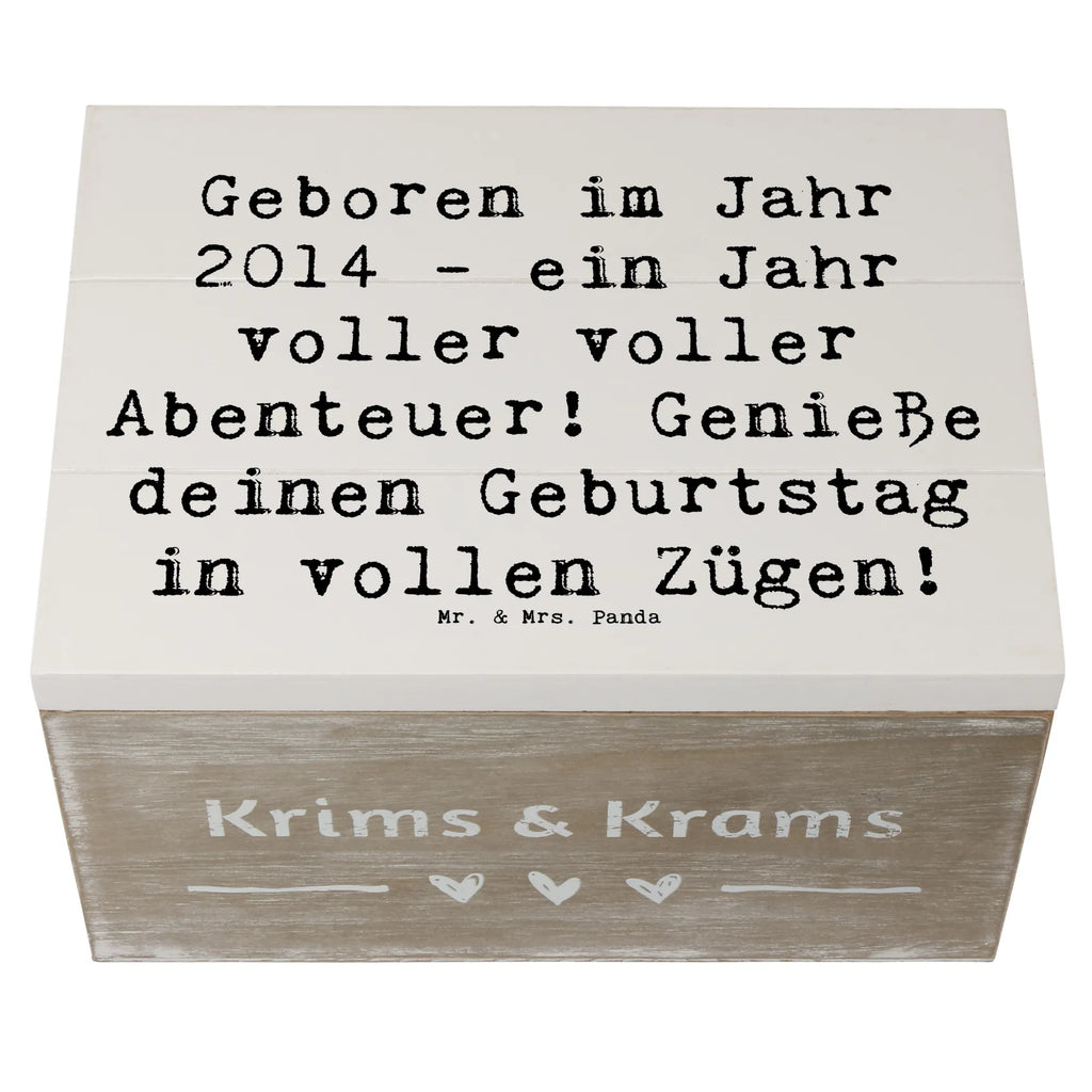 Holzkiste Spruch 2014 Geburtstag Abenteuer Holzkiste, Kiste, Schatzkiste, Truhe, Schatulle, XXL, Erinnerungsbox, Erinnerungskiste, Dekokiste, Aufbewahrungsbox, Geschenkbox, Geschenkdose, Geburtstag, Geburtstagsgeschenk, Geschenk