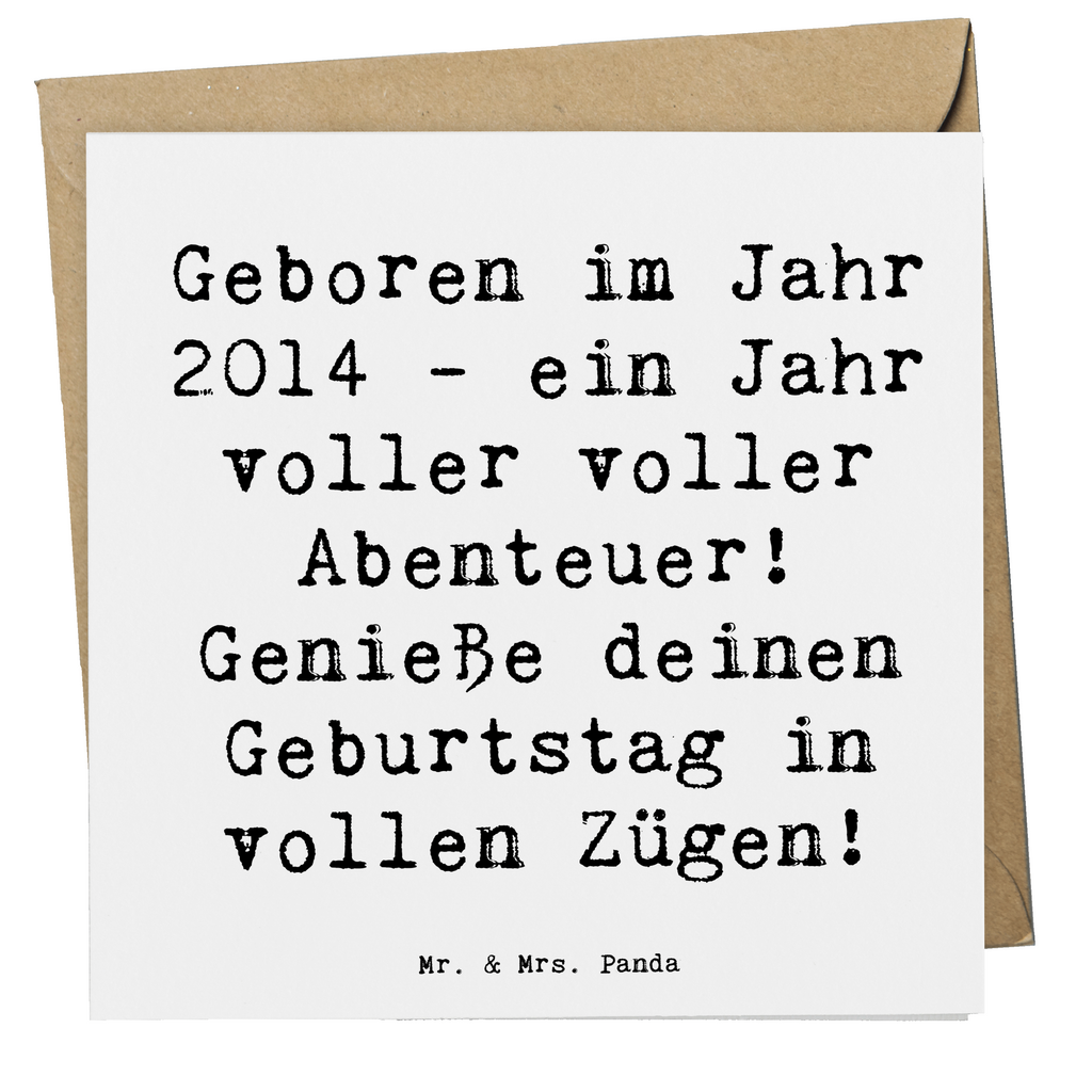 Deluxe Karte Spruch 2014 Geburtstag Abenteuer Karte, Grußkarte, Klappkarte, Einladungskarte, Glückwunschkarte, Hochzeitskarte, Geburtstagskarte, Hochwertige Grußkarte, Hochwertige Klappkarte, Geburtstag, Geburtstagsgeschenk, Geschenk