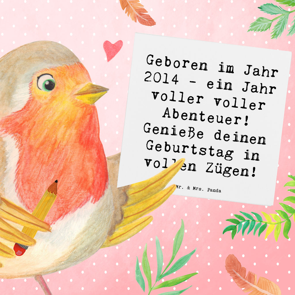 Deluxe Karte Spruch 2014 Geburtstag Abenteuer Karte, Grußkarte, Klappkarte, Einladungskarte, Glückwunschkarte, Hochzeitskarte, Geburtstagskarte, Hochwertige Grußkarte, Hochwertige Klappkarte, Geburtstag, Geburtstagsgeschenk, Geschenk