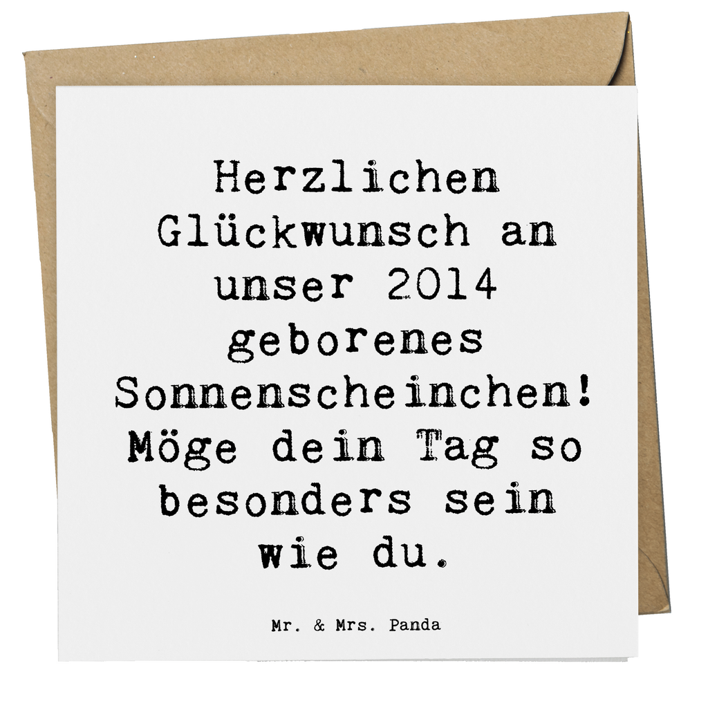 Deluxe Karte Spruch 2014 Geburtstag Sonnenschein Karte, Grußkarte, Klappkarte, Einladungskarte, Glückwunschkarte, Hochzeitskarte, Geburtstagskarte, Hochwertige Grußkarte, Hochwertige Klappkarte, Geburtstag, Geburtstagsgeschenk, Geschenk