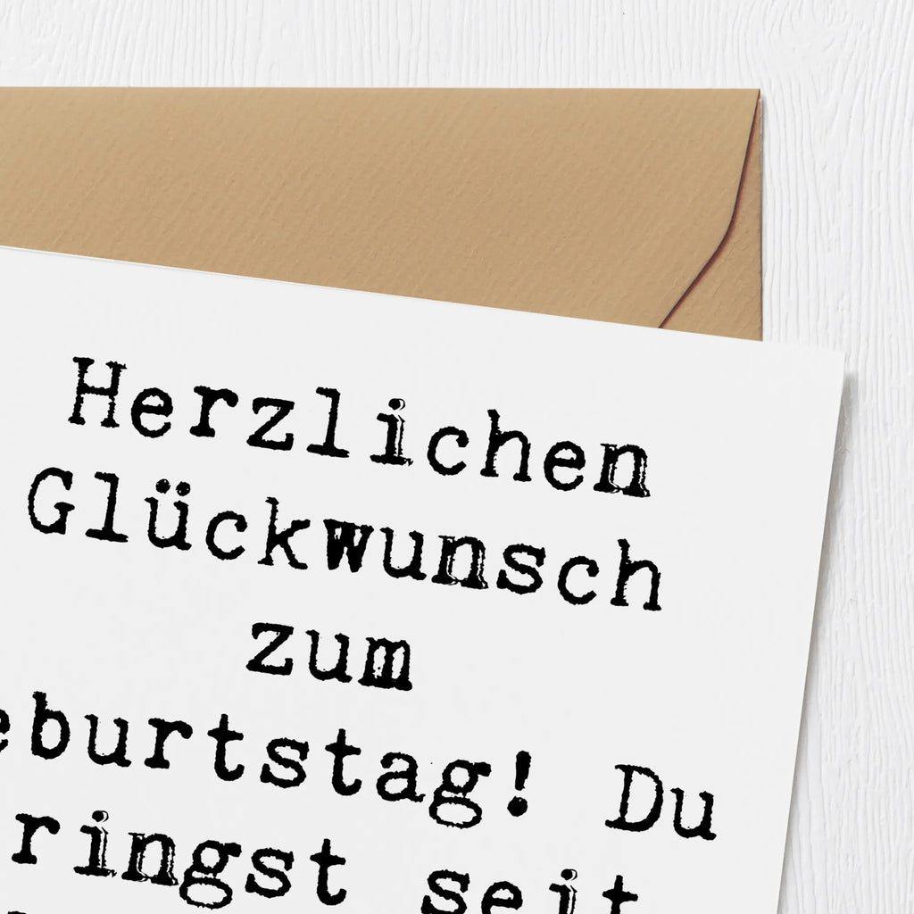 Deluxe Karte Spruch 2014 Geburtstag Freude Karte, Grußkarte, Klappkarte, Einladungskarte, Glückwunschkarte, Hochzeitskarte, Geburtstagskarte, Hochwertige Grußkarte, Hochwertige Klappkarte, Geburtstag, Geburtstagsgeschenk, Geschenk