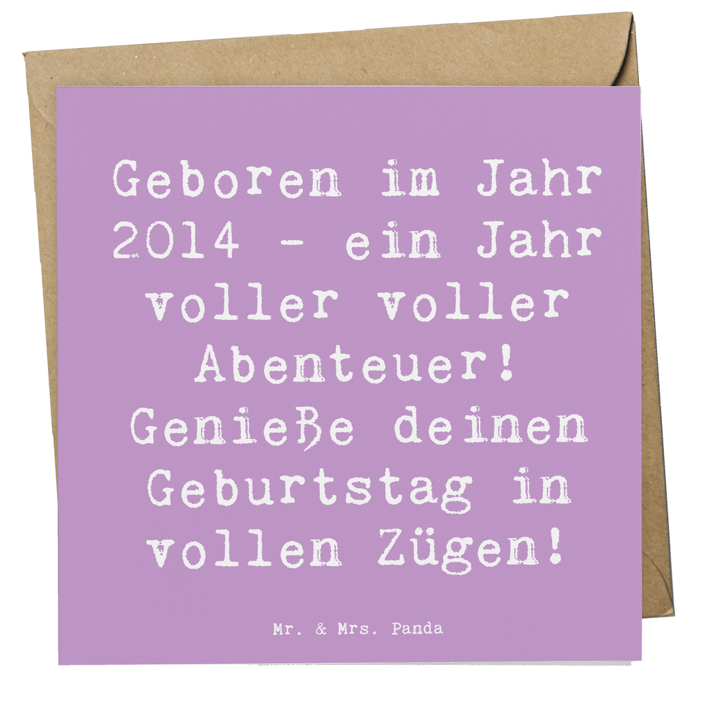 Deluxe Karte Spruch 2014 Geburtstag Abenteuer Karte, Grußkarte, Klappkarte, Einladungskarte, Glückwunschkarte, Hochzeitskarte, Geburtstagskarte, Hochwertige Grußkarte, Hochwertige Klappkarte, Geburtstag, Geburtstagsgeschenk, Geschenk