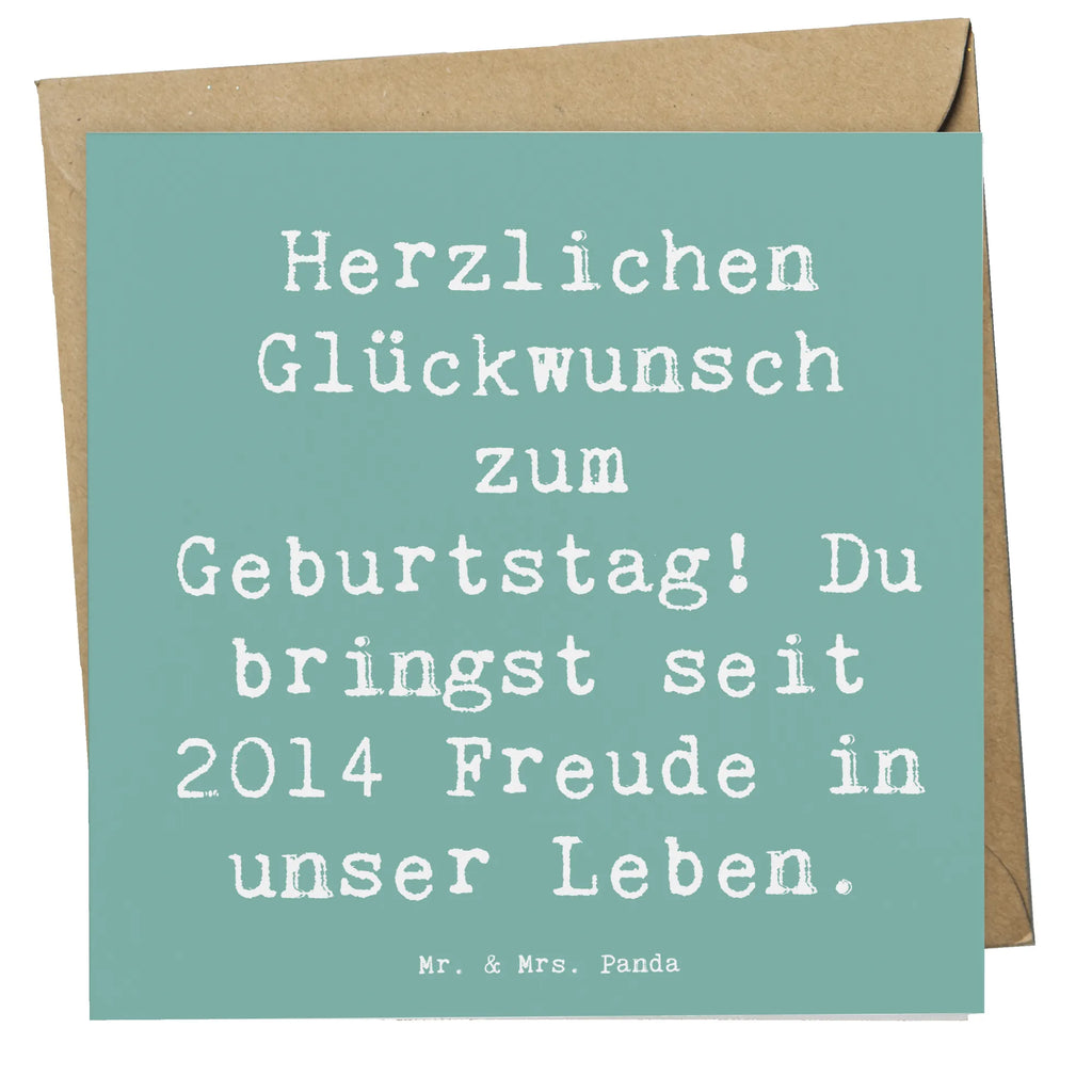 Deluxe Karte Spruch 2014 Geburtstag Freude Karte, Grußkarte, Klappkarte, Einladungskarte, Glückwunschkarte, Hochzeitskarte, Geburtstagskarte, Hochwertige Grußkarte, Hochwertige Klappkarte, Geburtstag, Geburtstagsgeschenk, Geschenk