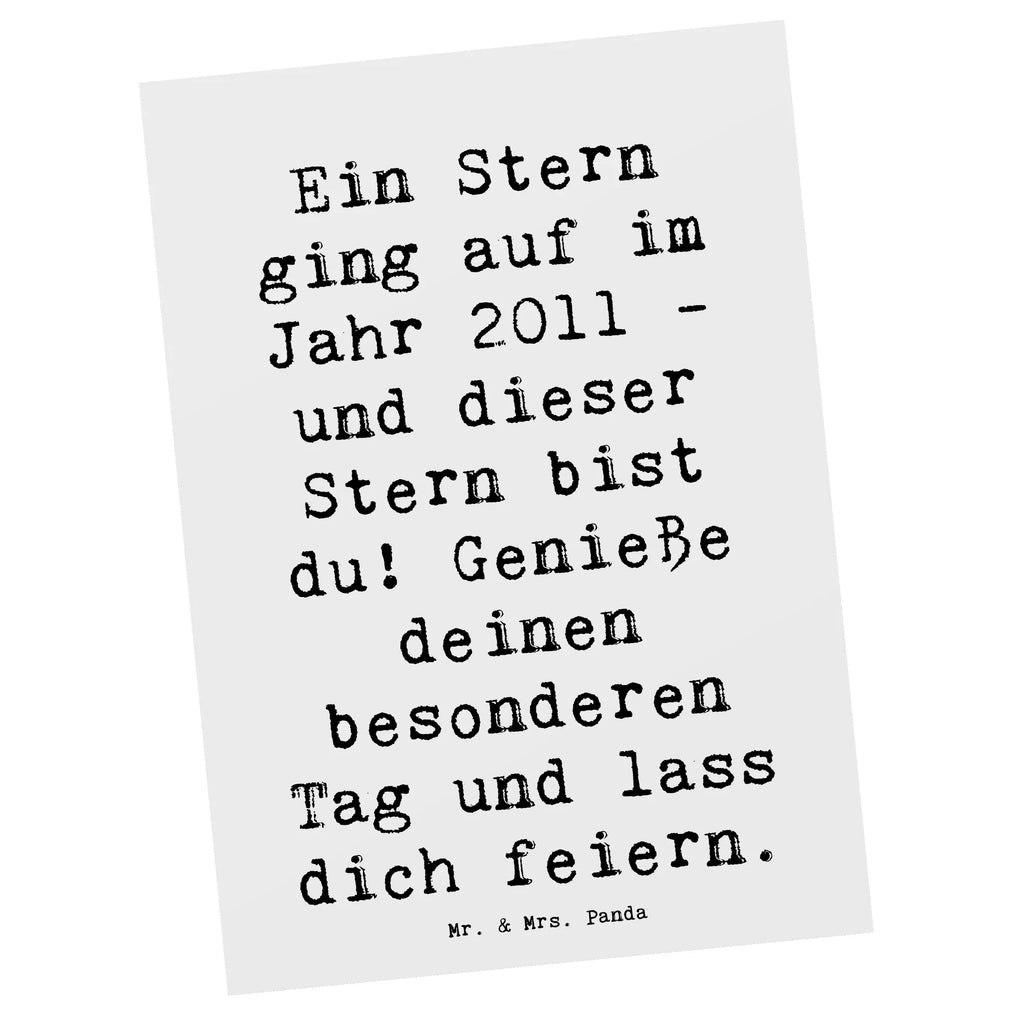 Postkarte Spruch 2011 Geburtstag Stern Postkarte, Karte, Geschenkkarte, Grußkarte, Einladung, Ansichtskarte, Geburtstagskarte, Einladungskarte, Dankeskarte, Ansichtskarten, Einladung Geburtstag, Einladungskarten Geburtstag, Geburtstag, Geburtstagsgeschenk, Geschenk