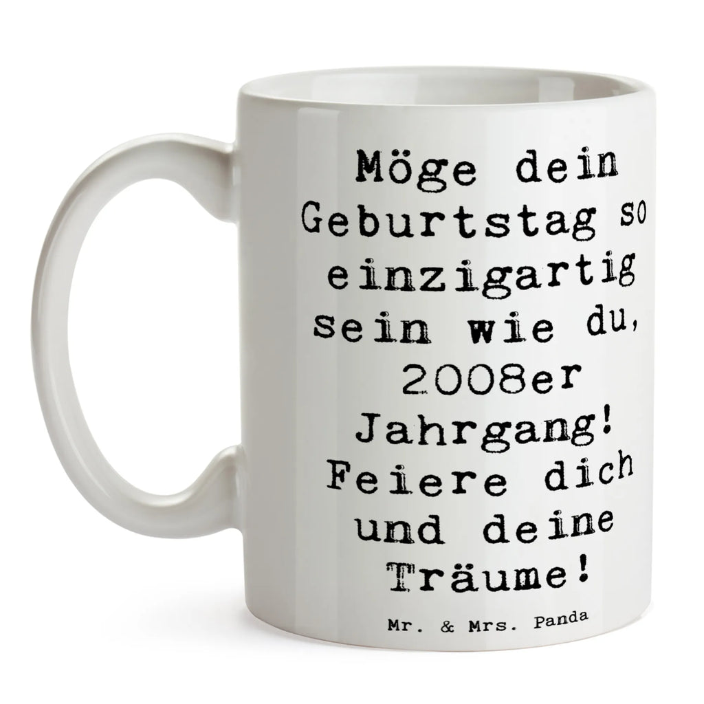 Tasse Spruch 2008 Geburtstag Einzigartig Tasse, Kaffeetasse, Teetasse, Becher, Kaffeebecher, Teebecher, Keramiktasse, Porzellantasse, Büro Tasse, Geschenk Tasse, Tasse Sprüche, Tasse Motive, Kaffeetassen, Tasse bedrucken, Designer Tasse, Cappuccino Tassen, Schöne Teetassen, Geburtstag, Geburtstagsgeschenk, Geschenk