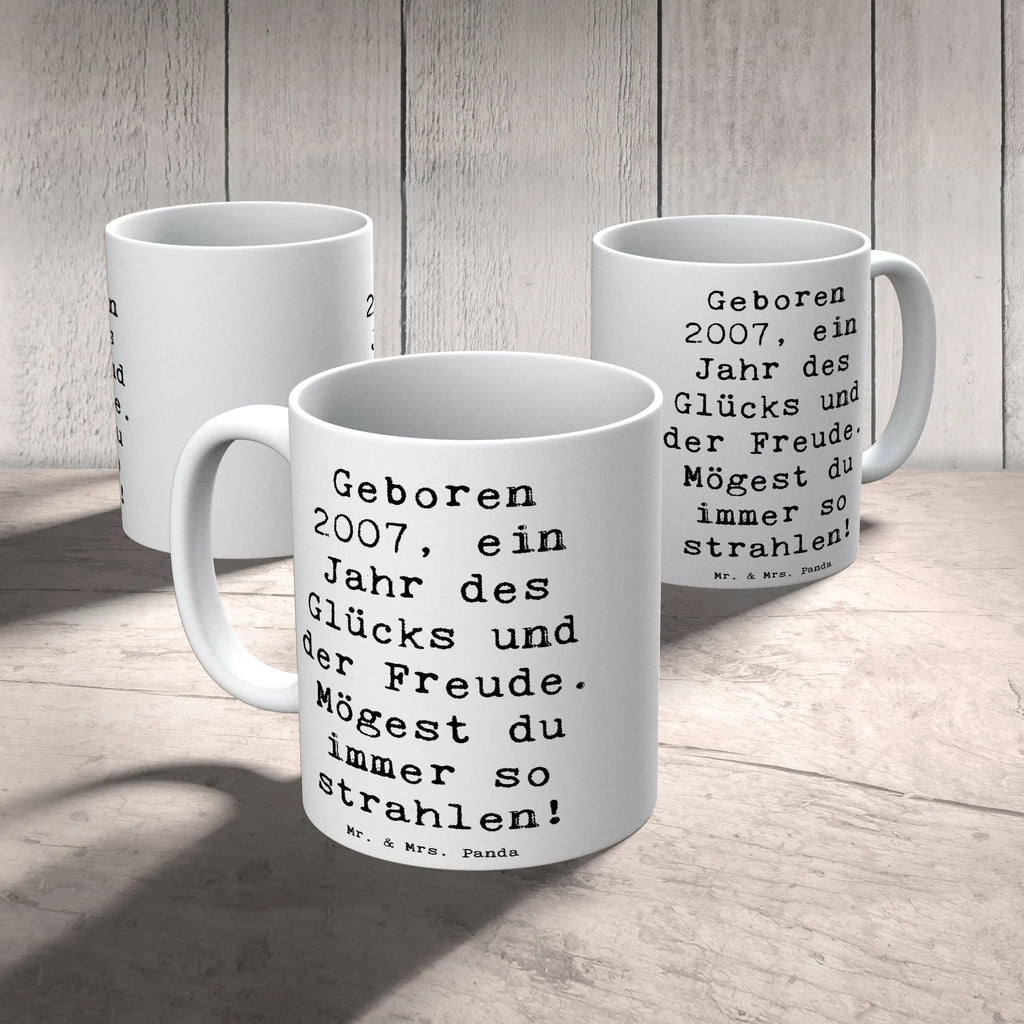 Tasse Spruch 2007 Geburtstag Tasse, Kaffeetasse, Teetasse, Becher, Kaffeebecher, Teebecher, Keramiktasse, Porzellantasse, Büro Tasse, Geschenk Tasse, Tasse Sprüche, Tasse Motive, Kaffeetassen, Tasse bedrucken, Designer Tasse, Cappuccino Tassen, Schöne Teetassen, Geburtstag, Geburtstagsgeschenk, Geschenk