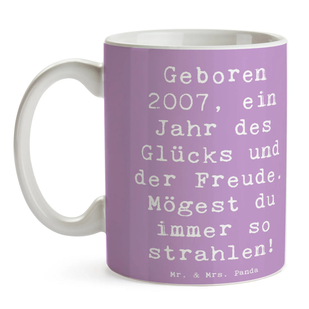 Tasse Spruch 2007 Geburtstag Tasse, Kaffeetasse, Teetasse, Becher, Kaffeebecher, Teebecher, Keramiktasse, Porzellantasse, Büro Tasse, Geschenk Tasse, Tasse Sprüche, Tasse Motive, Kaffeetassen, Tasse bedrucken, Designer Tasse, Cappuccino Tassen, Schöne Teetassen, Geburtstag, Geburtstagsgeschenk, Geschenk