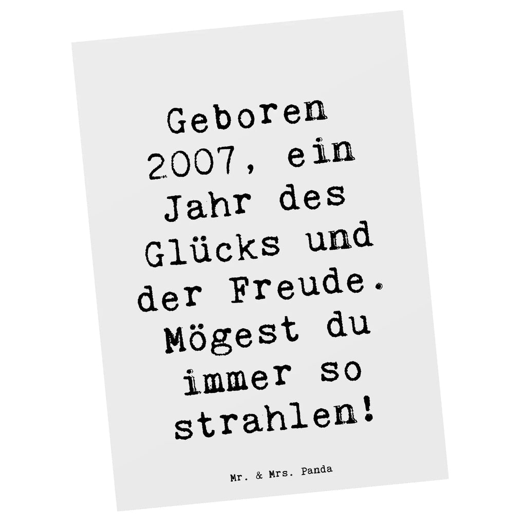 Postkarte Spruch 2007 Geburtstag Postkarte, Karte, Geschenkkarte, Grußkarte, Einladung, Ansichtskarte, Geburtstagskarte, Einladungskarte, Dankeskarte, Ansichtskarten, Einladung Geburtstag, Einladungskarten Geburtstag, Geburtstag, Geburtstagsgeschenk, Geschenk