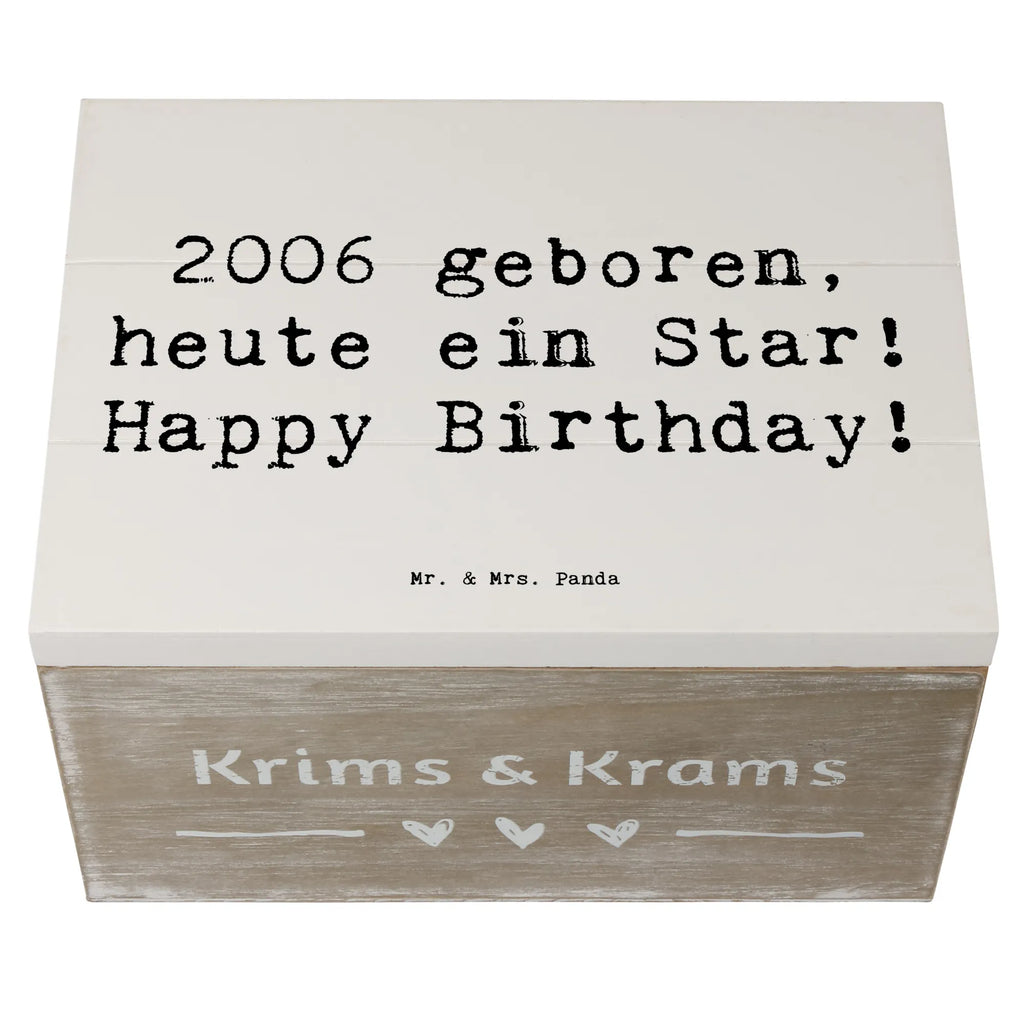 Holzkiste Spruch 2006 Geburtstag Star Holzkiste, Kiste, Schatzkiste, Truhe, Schatulle, XXL, Erinnerungsbox, Erinnerungskiste, Dekokiste, Aufbewahrungsbox, Geschenkbox, Geschenkdose, Geburtstag, Geburtstagsgeschenk, Geschenk