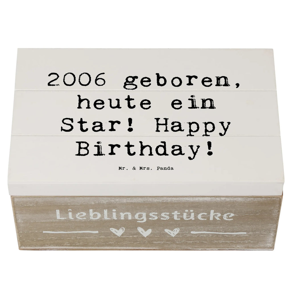 Holzkiste Spruch 2006 Geburtstag Star Holzkiste, Kiste, Schatzkiste, Truhe, Schatulle, XXL, Erinnerungsbox, Erinnerungskiste, Dekokiste, Aufbewahrungsbox, Geschenkbox, Geschenkdose, Geburtstag, Geburtstagsgeschenk, Geschenk