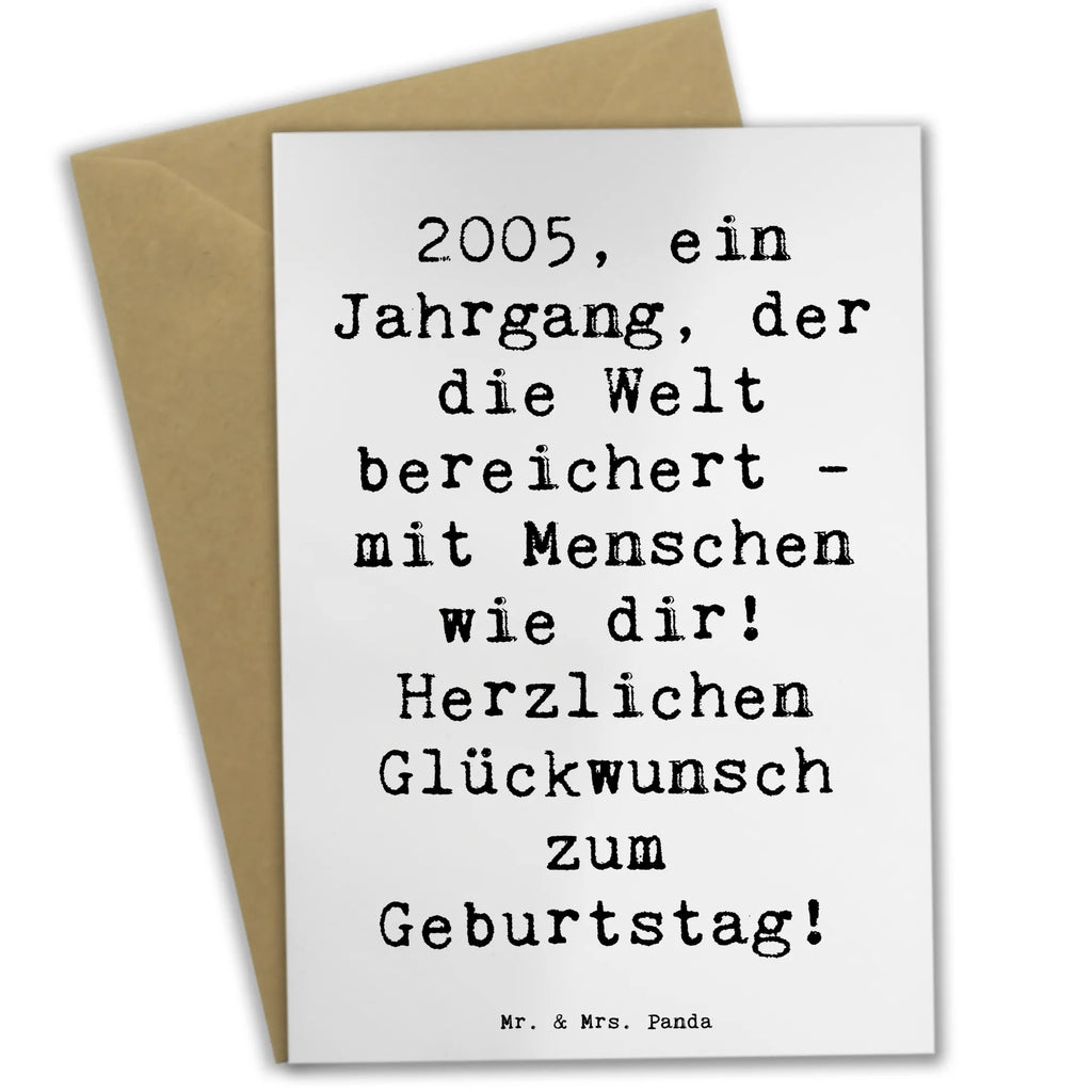 Grußkarte Spruch 2005 Geburtstag Grußkarte, Klappkarte, Einladungskarte, Glückwunschkarte, Hochzeitskarte, Geburtstagskarte, Karte, Ansichtskarten, Geburtstag, Geburtstagsgeschenk, Geschenk