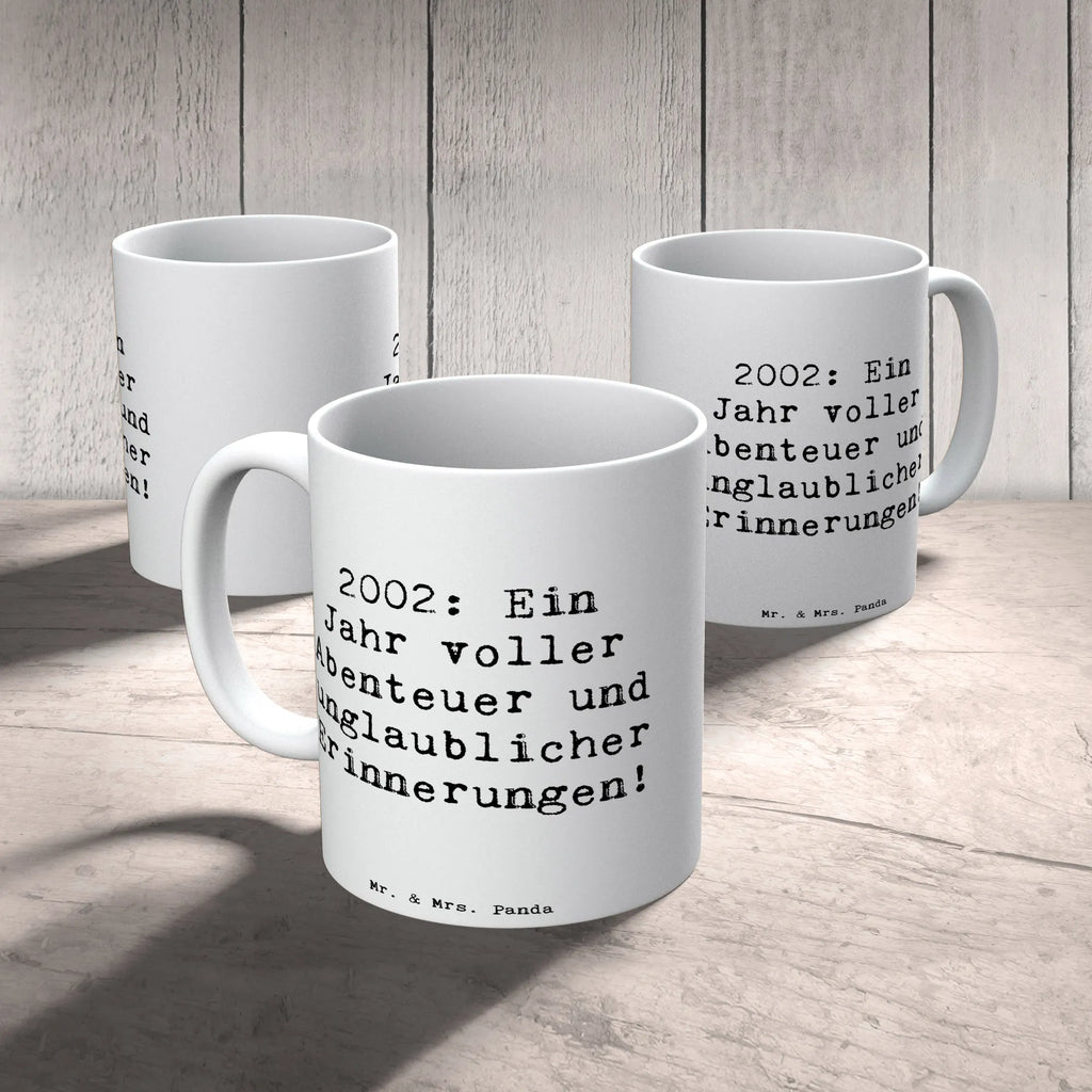 Tasse Spruch 2002 Geburtstag Abenteuer Tasse, Kaffeetasse, Teetasse, Becher, Kaffeebecher, Teebecher, Keramiktasse, Porzellantasse, Büro Tasse, Geschenk Tasse, Tasse Sprüche, Tasse Motive, Kaffeetassen, Tasse bedrucken, Designer Tasse, Cappuccino Tassen, Schöne Teetassen, Geburtstag, Geburtstagsgeschenk, Geschenk