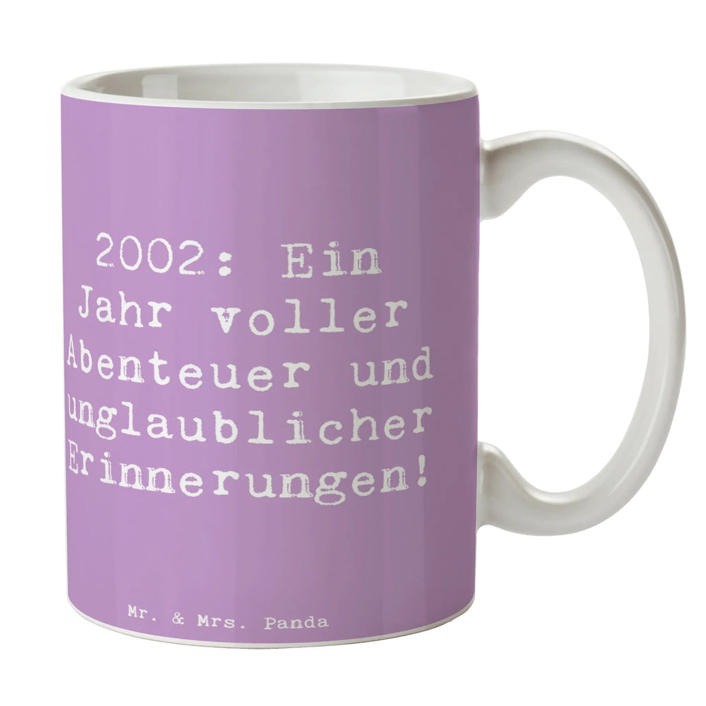 Tasse Spruch 2002 Geburtstag Abenteuer Tasse, Kaffeetasse, Teetasse, Becher, Kaffeebecher, Teebecher, Keramiktasse, Porzellantasse, Büro Tasse, Geschenk Tasse, Tasse Sprüche, Tasse Motive, Kaffeetassen, Tasse bedrucken, Designer Tasse, Cappuccino Tassen, Schöne Teetassen, Geburtstag, Geburtstagsgeschenk, Geschenk