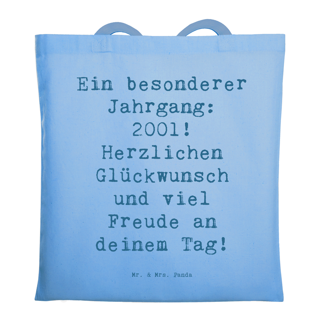 Tragetasche Spruch 2001 Geburtstag Beuteltasche, Beutel, Einkaufstasche, Jutebeutel, Stoffbeutel, Tasche, Shopper, Umhängetasche, Strandtasche, Schultertasche, Stofftasche, Tragetasche, Badetasche, Jutetasche, Einkaufstüte, Laptoptasche, Geburtstag, Geburtstagsgeschenk, Geschenk