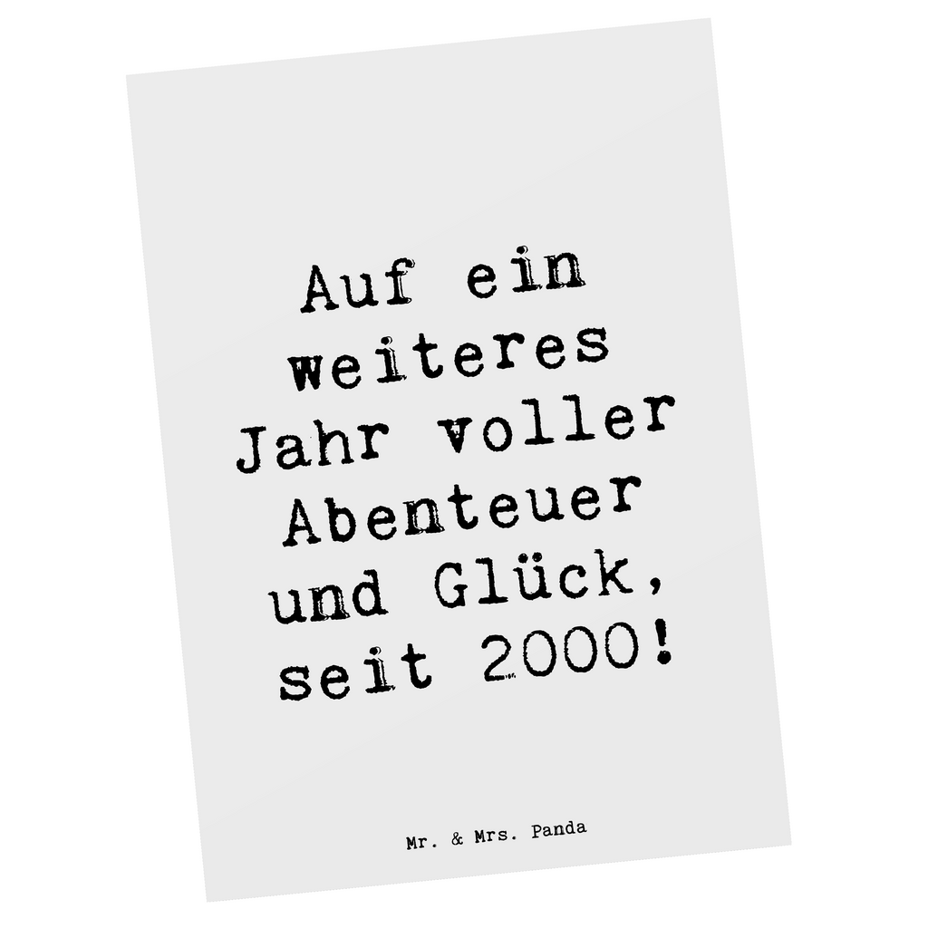 Postkarte Spruch 2000 Geburtstag Abenteuer Glück Postkarte, Karte, Geschenkkarte, Grußkarte, Einladung, Ansichtskarte, Geburtstagskarte, Einladungskarte, Dankeskarte, Ansichtskarten, Einladung Geburtstag, Einladungskarten Geburtstag, Geburtstag, Geburtstagsgeschenk, Geschenk