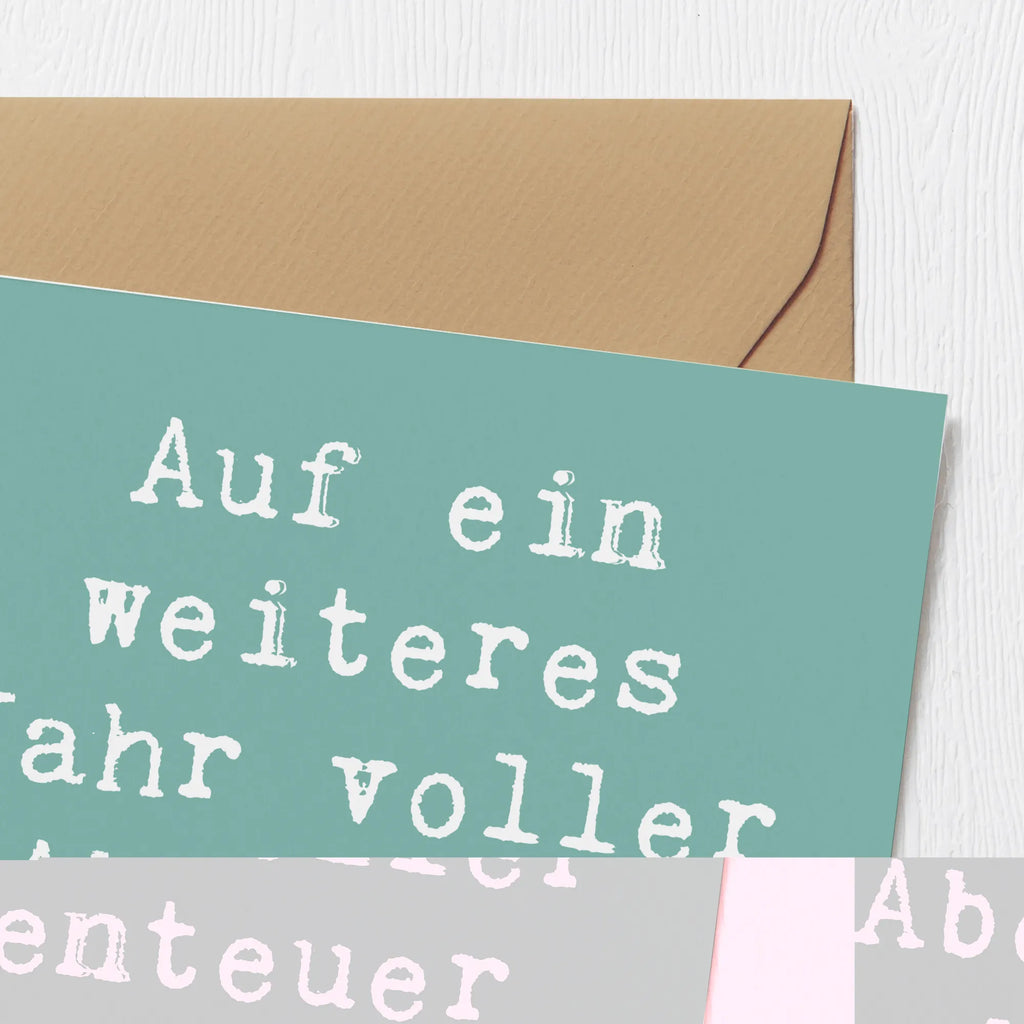 Deluxe Karte Spruch 2000 Geburtstag Abenteuer Glück Karte, Grußkarte, Klappkarte, Einladungskarte, Glückwunschkarte, Hochzeitskarte, Geburtstagskarte, Hochwertige Grußkarte, Hochwertige Klappkarte, Geburtstag, Geburtstagsgeschenk, Geschenk