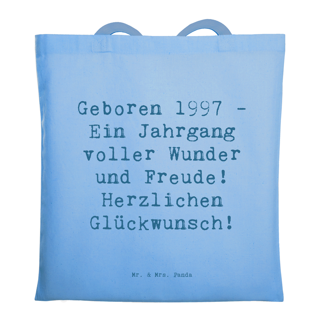 Tragetasche Spruch 1997 Geburtstag Beuteltasche, Beutel, Einkaufstasche, Jutebeutel, Stoffbeutel, Tasche, Shopper, Umhängetasche, Strandtasche, Schultertasche, Stofftasche, Tragetasche, Badetasche, Jutetasche, Einkaufstüte, Laptoptasche, Geburtstag, Geburtstagsgeschenk, Geschenk