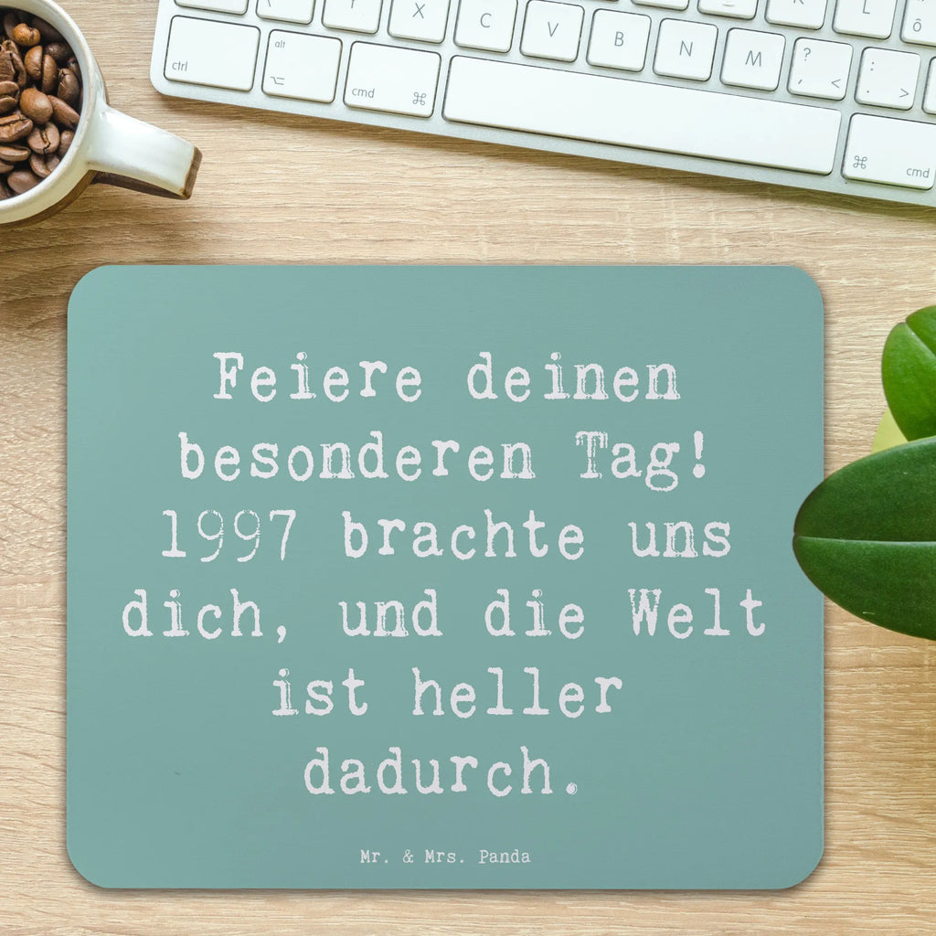 Mauspad Spruch 1997 Geburtstag Mousepad, Computer zubehör, Büroausstattung, PC Zubehör, Arbeitszimmer, Mauspad, Einzigartiges Mauspad, Designer Mauspad, Mausunterlage, Mauspad Büro, Geburtstag, Geburtstagsgeschenk, Geschenk